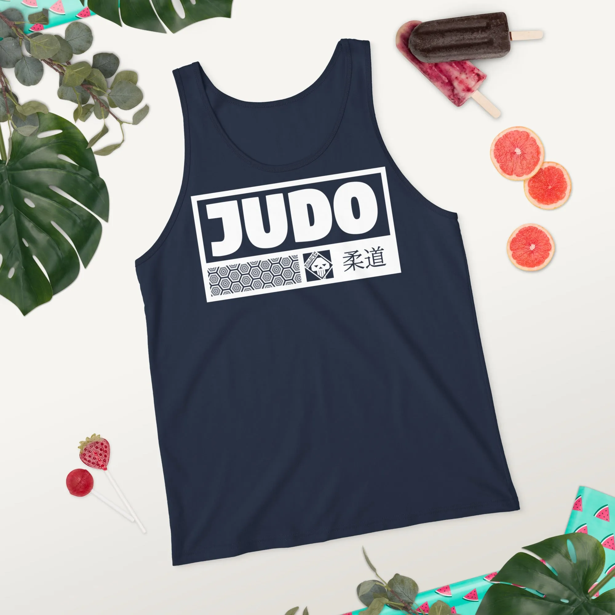 Men's Dark 001 Judo Tank Tops - Make a Statement with Your Moves