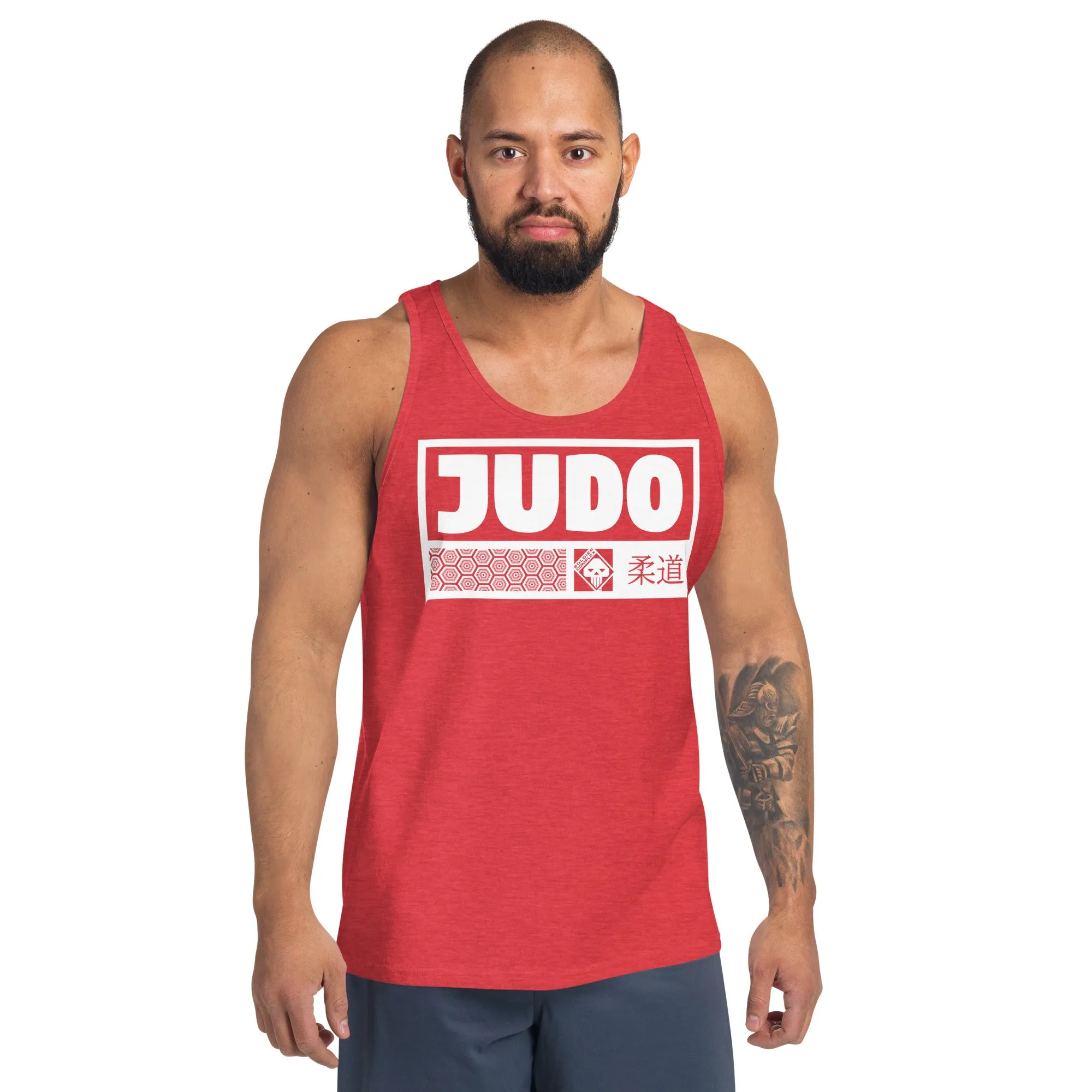 Men's Dark 001 Judo Tank Tops - Make a Statement with Your Moves