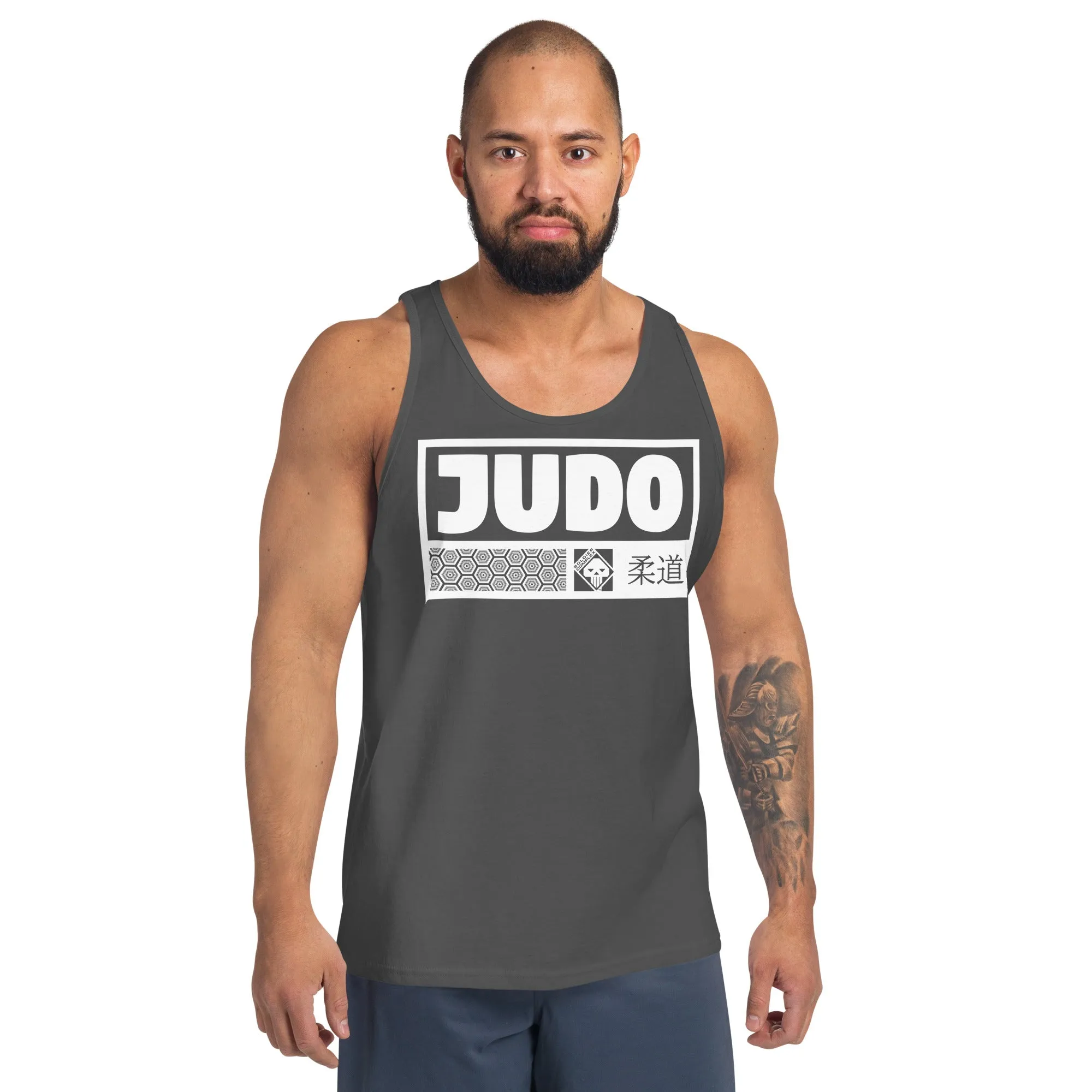 Men's Dark 001 Judo Tank Tops - Make a Statement with Your Moves