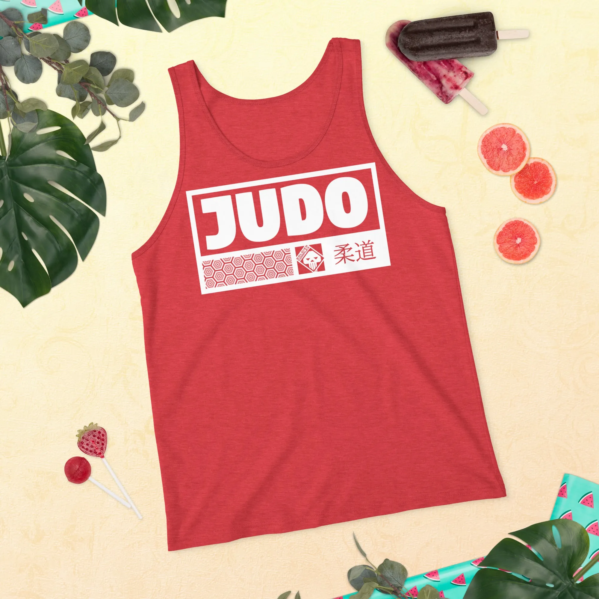 Men's Dark 001 Judo Tank Tops - Make a Statement with Your Moves