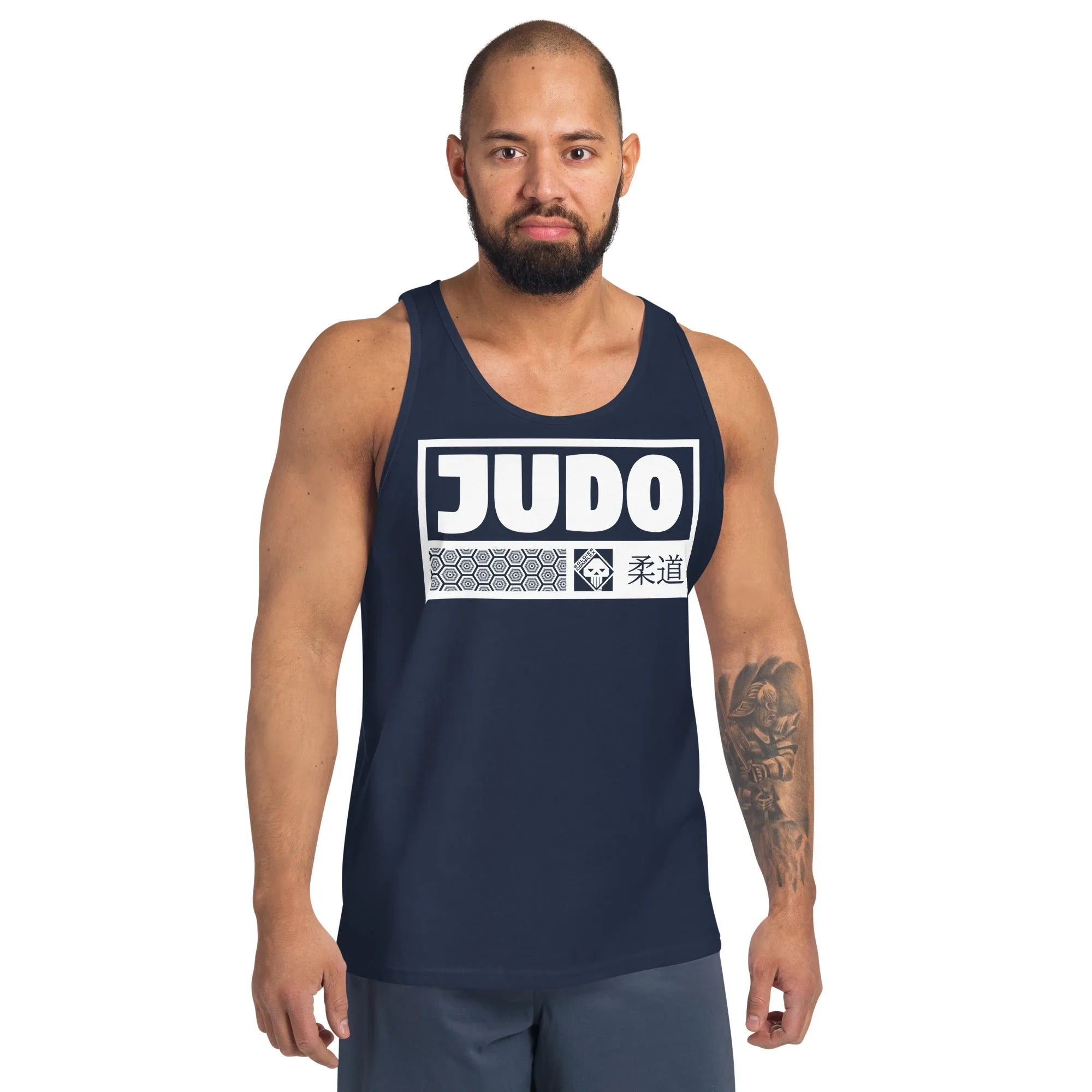 Men's Dark 001 Judo Tank Tops - Make a Statement with Your Moves