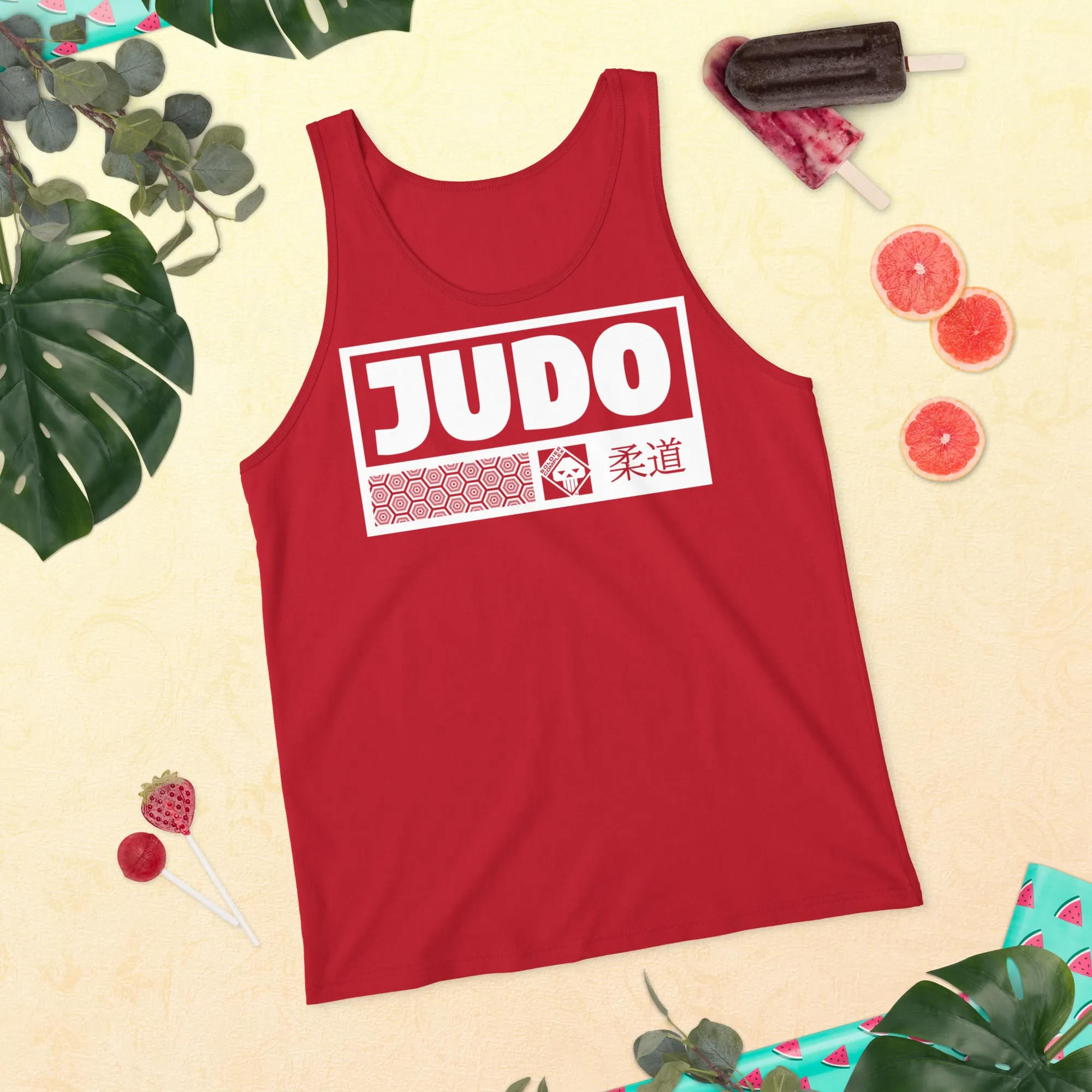 Men's Dark 001 Judo Tank Tops - Make a Statement with Your Moves