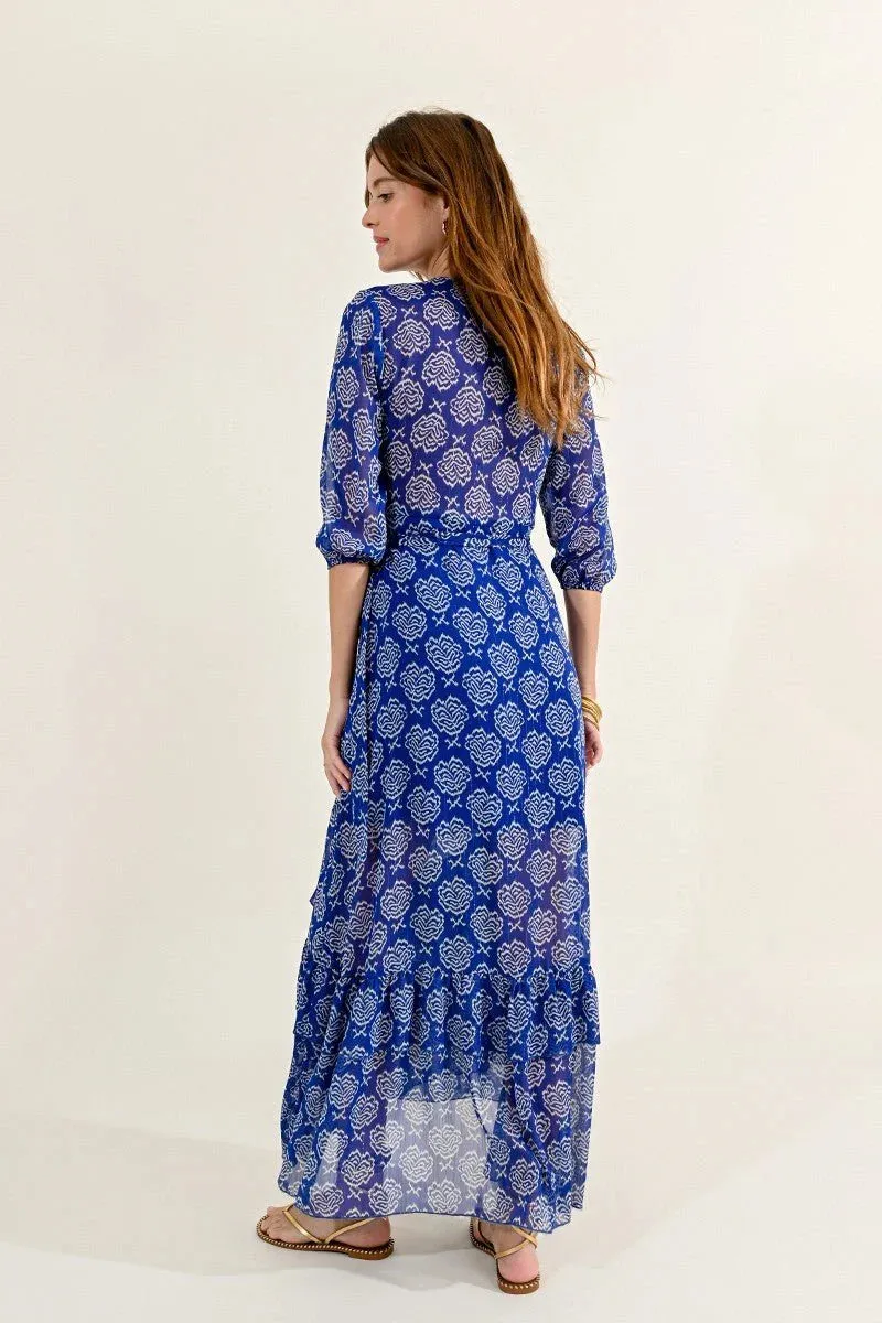 Molly Bracken Printed Wrap Dress