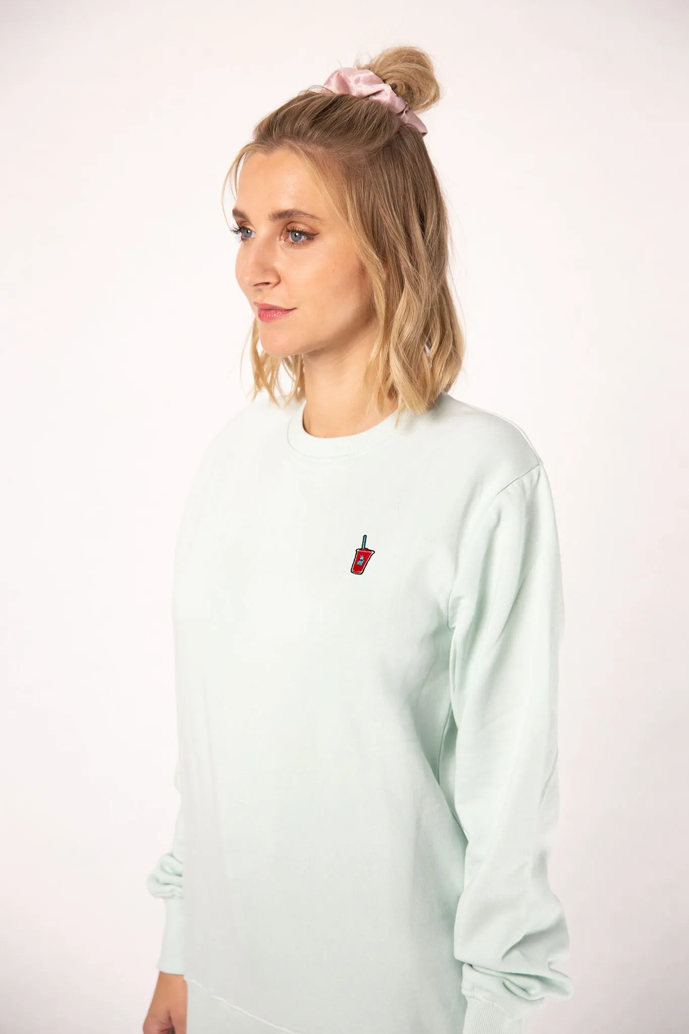 MonsterSlush | Bestickter Bio-Baumwoll Frauen Pullover