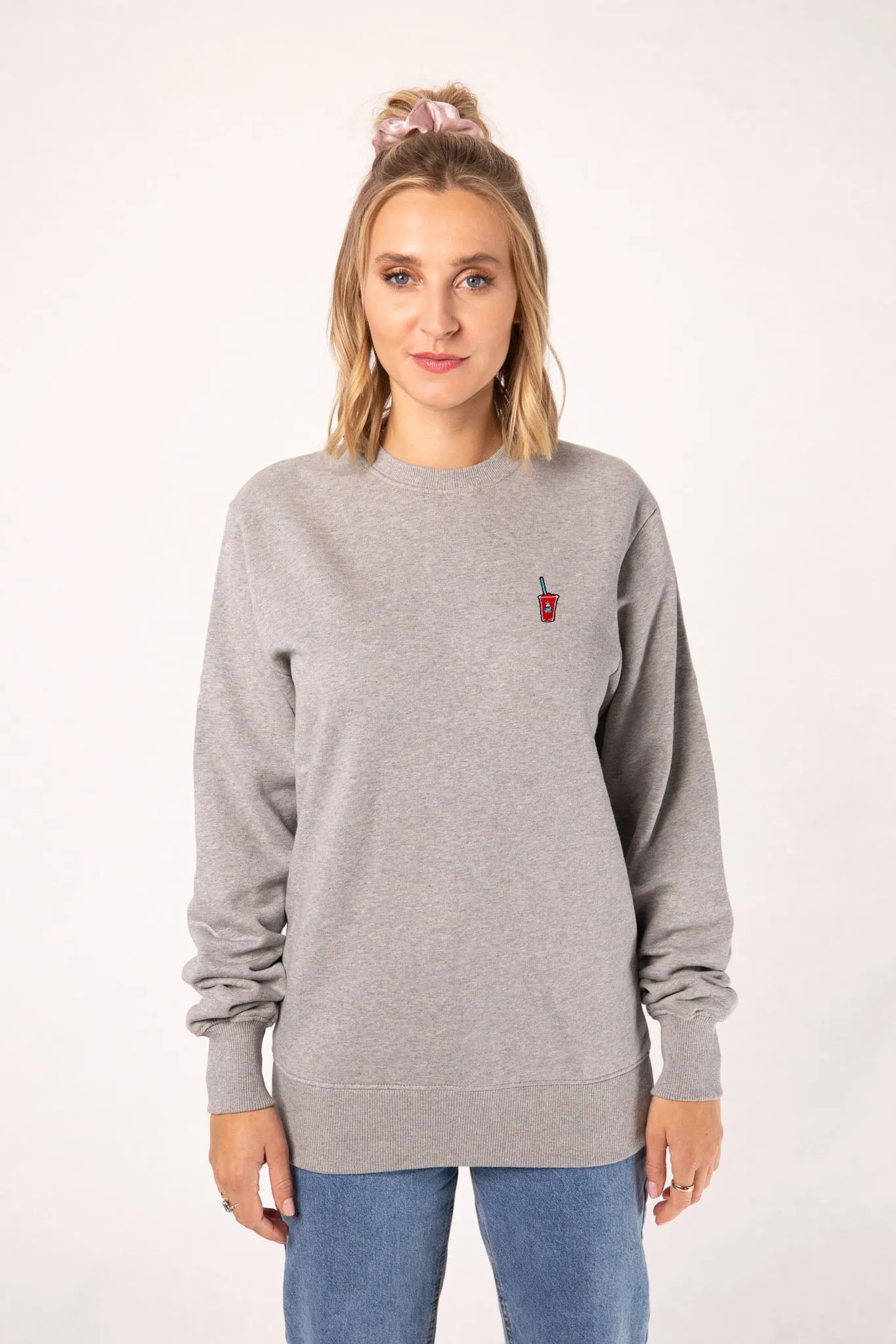 MonsterSlush | Bestickter Bio-Baumwoll Frauen Pullover