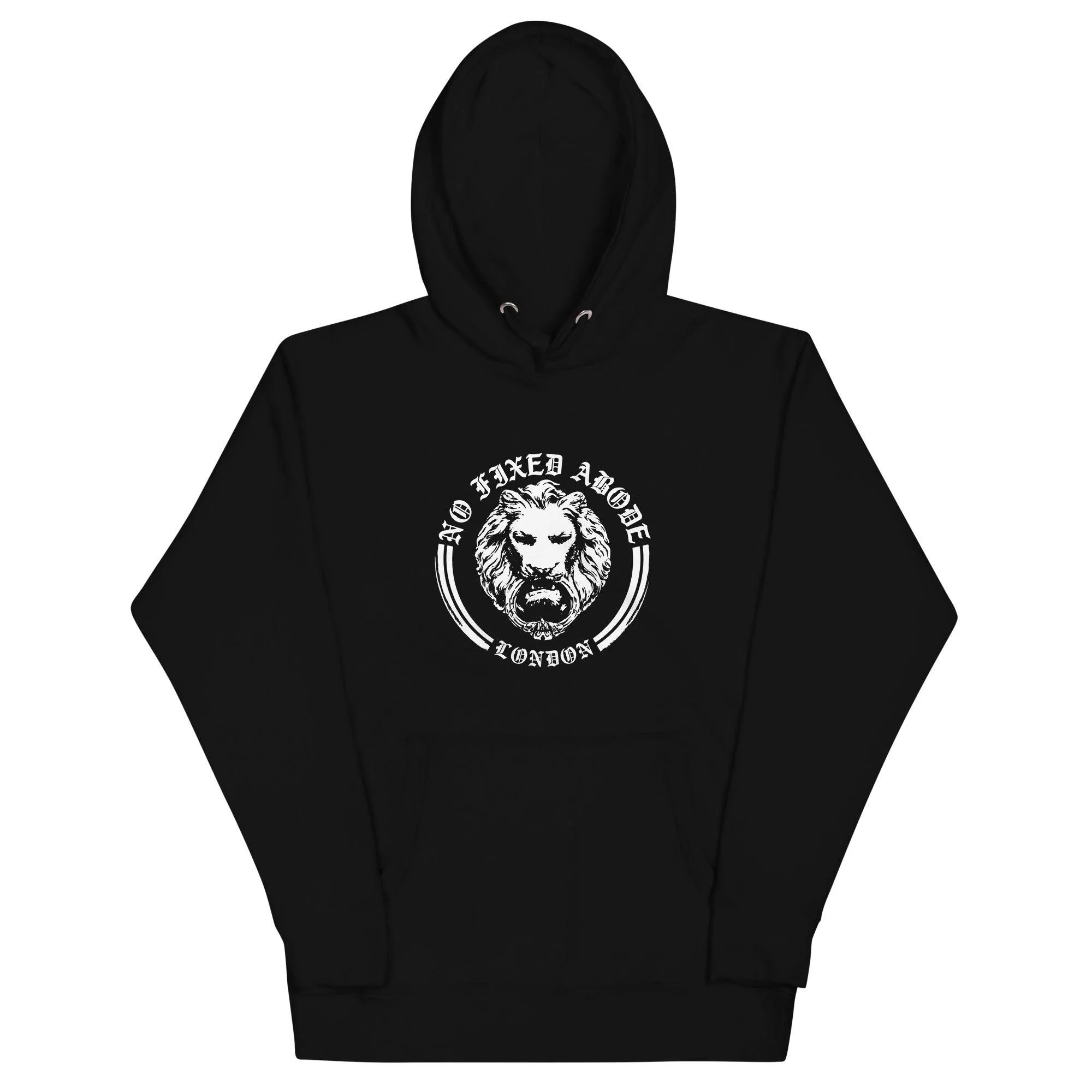 No Fixed Abode Lion Hoodie Front