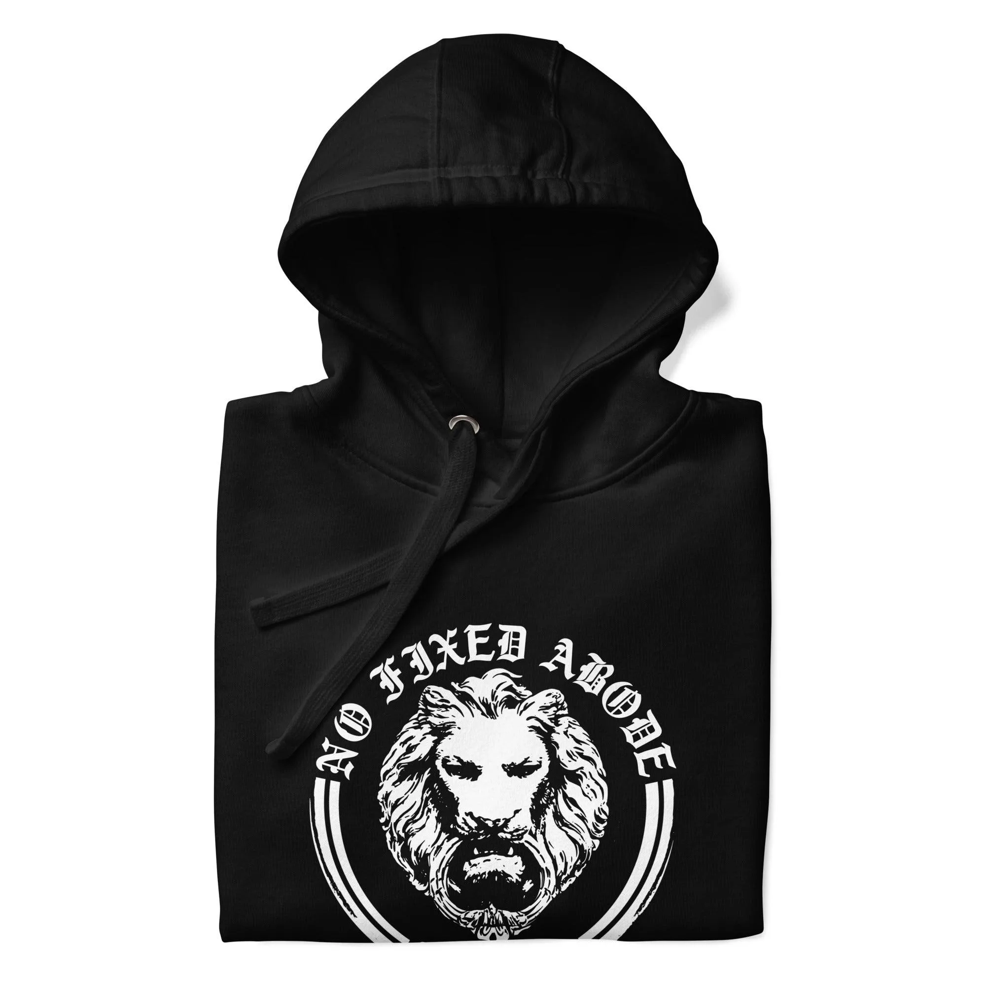 No Fixed Abode Lion Hoodie Front