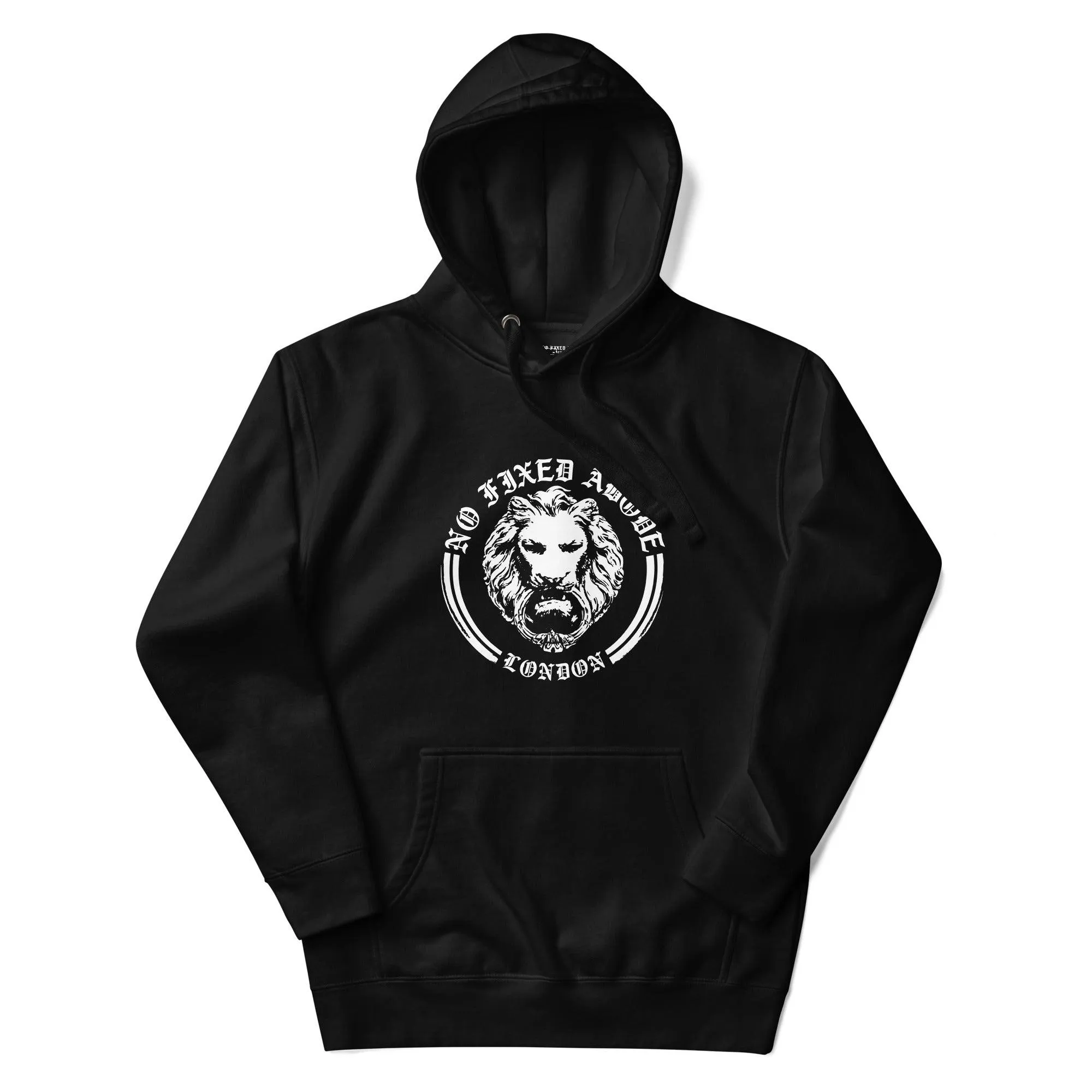 No Fixed Abode Lion Hoodie Front