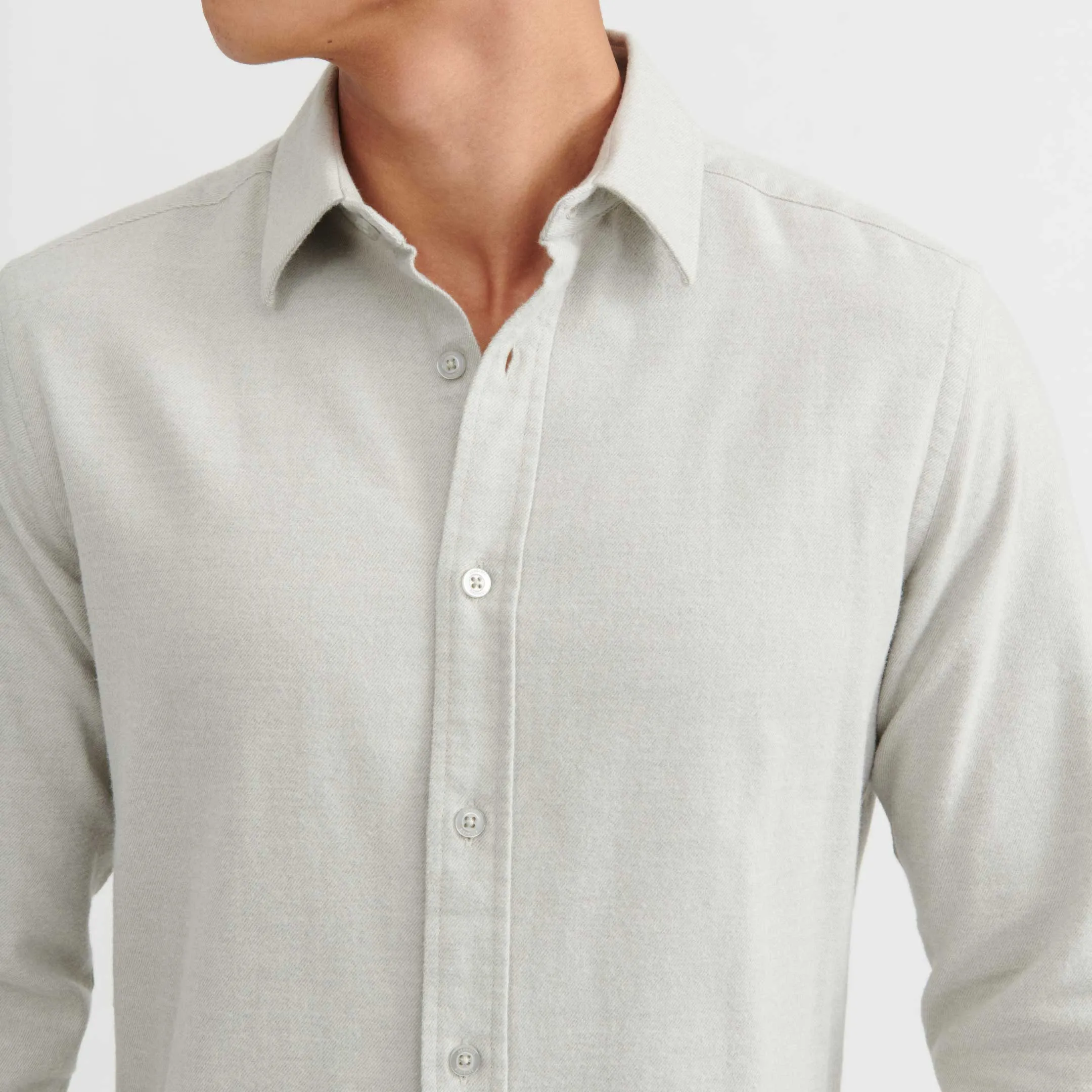 Oat Brushed Shirt