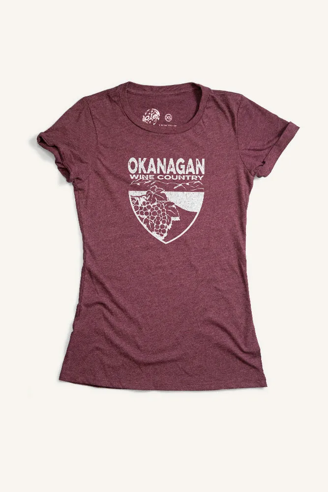 Okanagan Wine Country T-shirt (Womens)