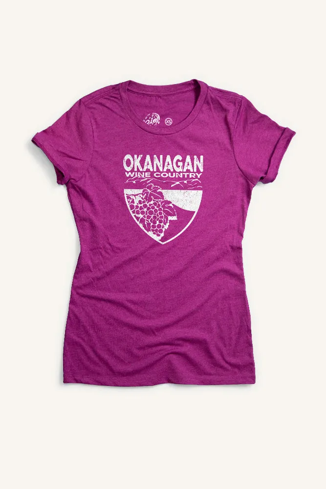 Okanagan Wine Country T-shirt (Womens)