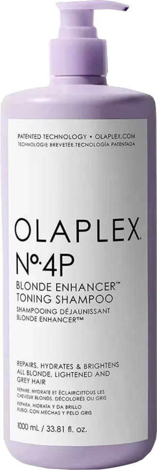 Olaplex No.4p Blonde Enhancer Toning Shampoo EXTRA Large 1000ml Size With Pump