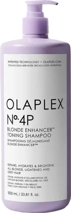 Olaplex No.4p Blonde Enhancer Toning Shampoo EXTRA Large 1000ml Size With Pump