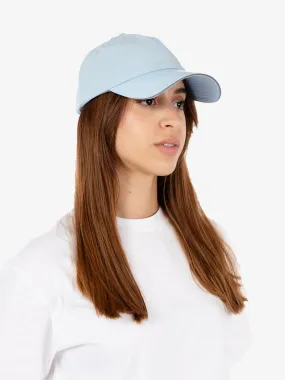 Open back cap none pastel blue