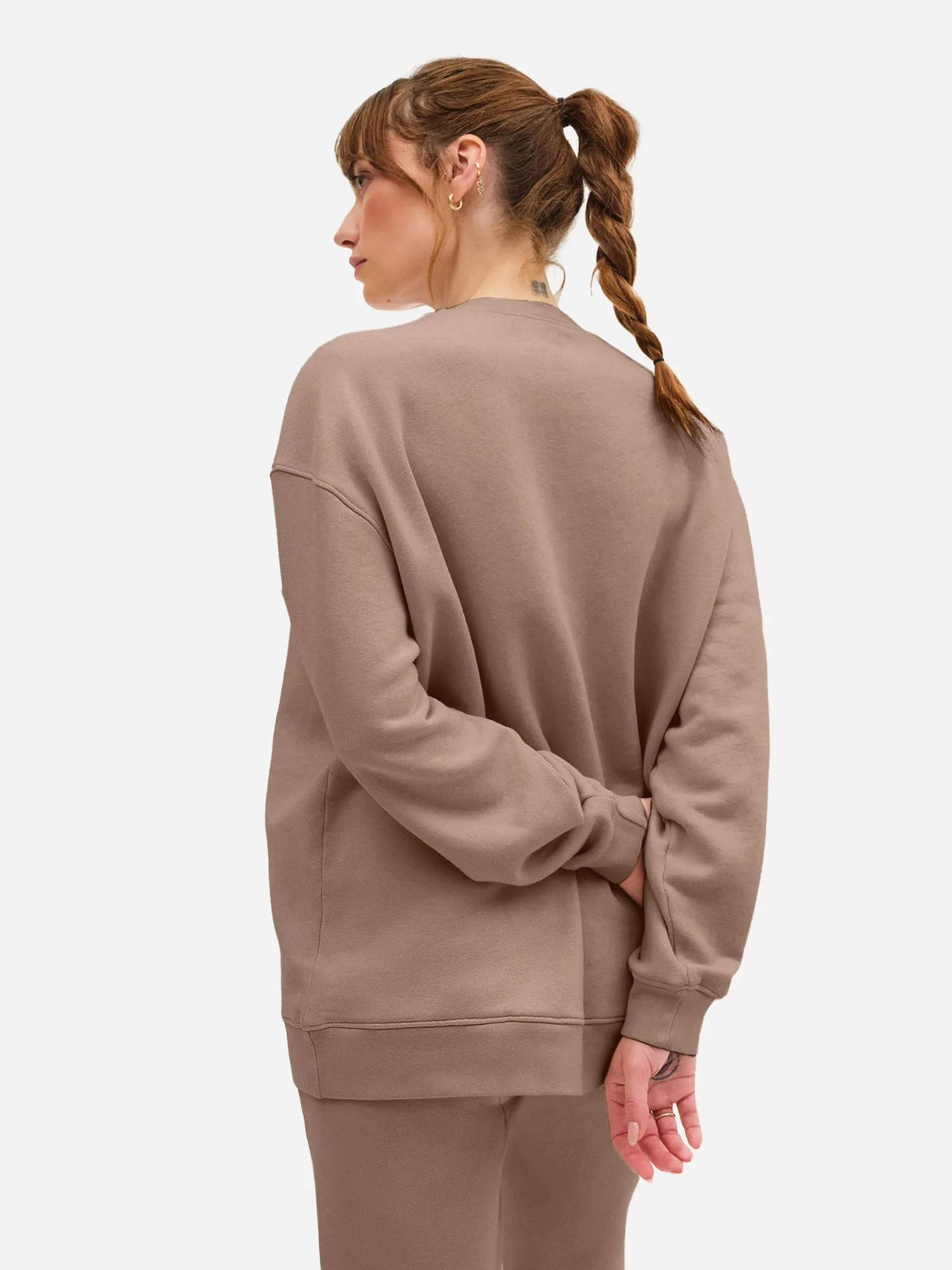 Organic Fleece Oversized Sweatshirt