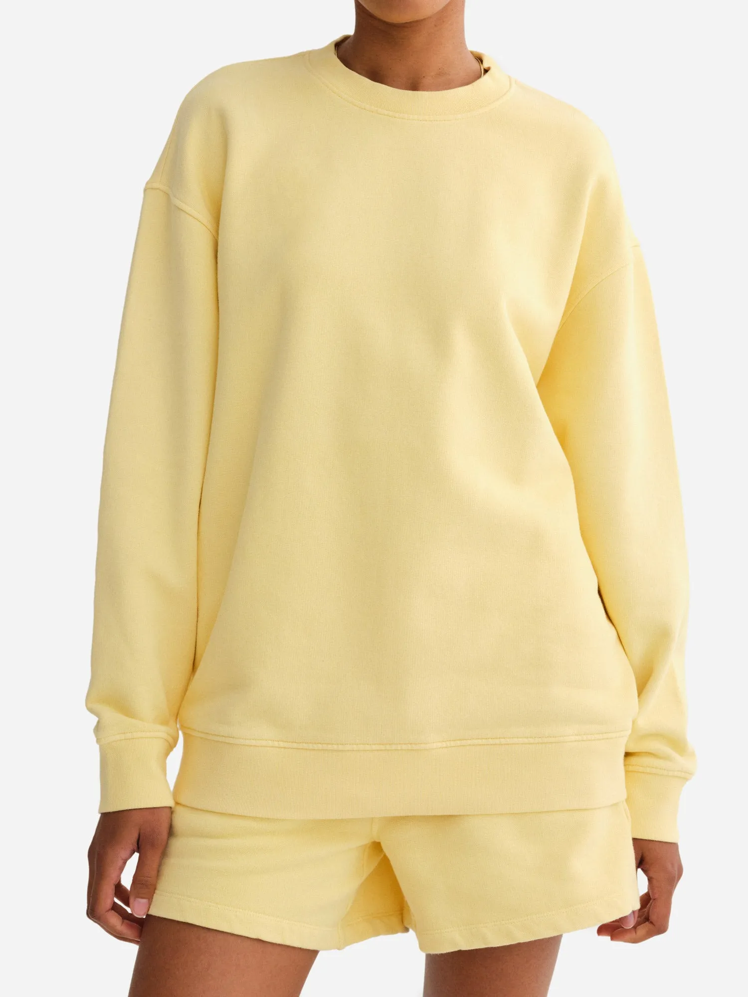 Organic Fleece Oversized Sweatshirt