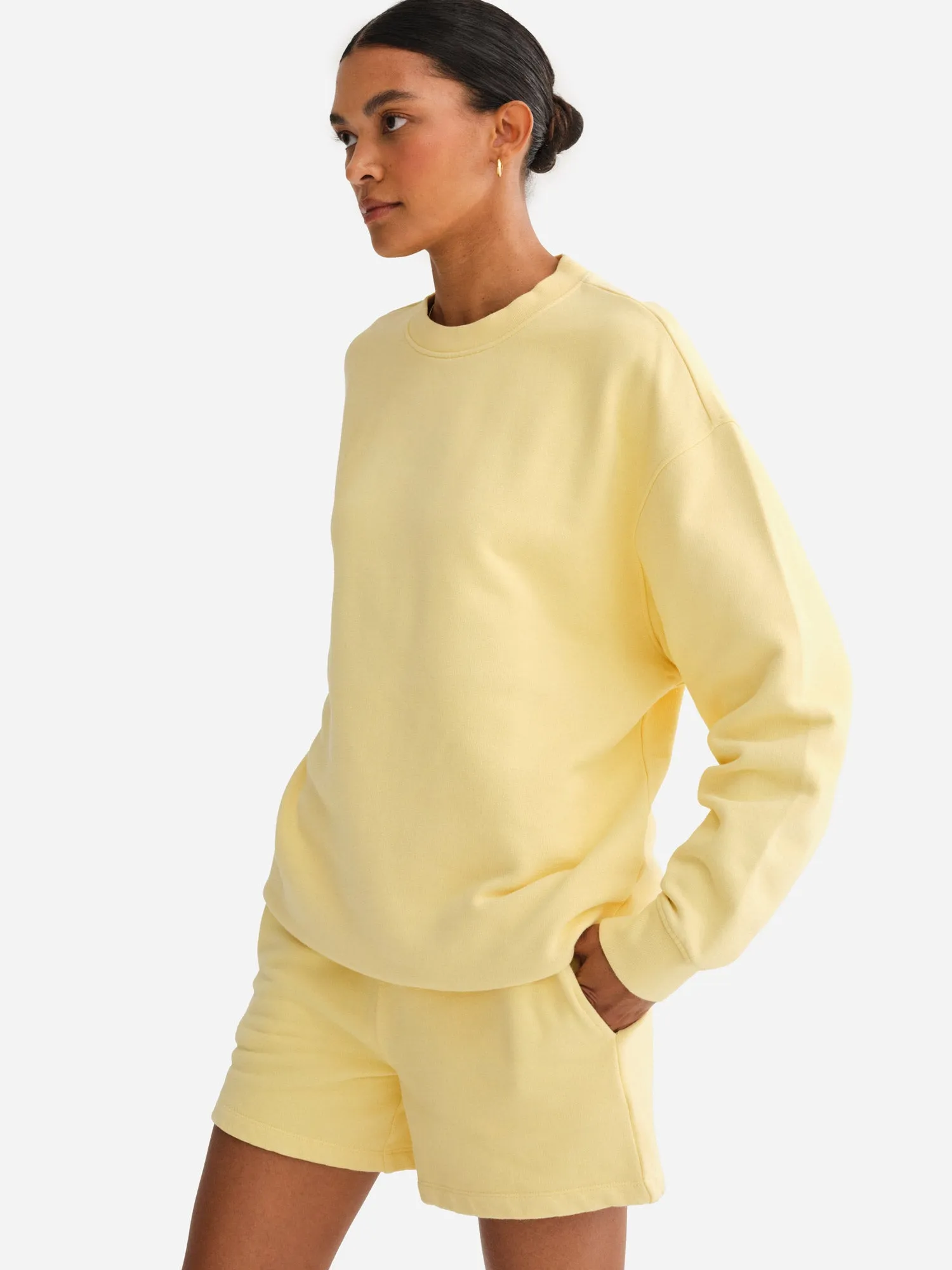 Organic Fleece Oversized Sweatshirt