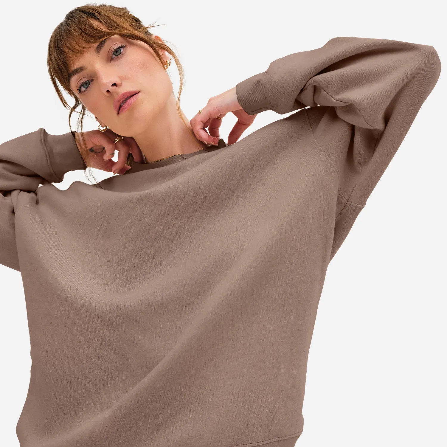 Organic Fleece Oversized Sweatshirt