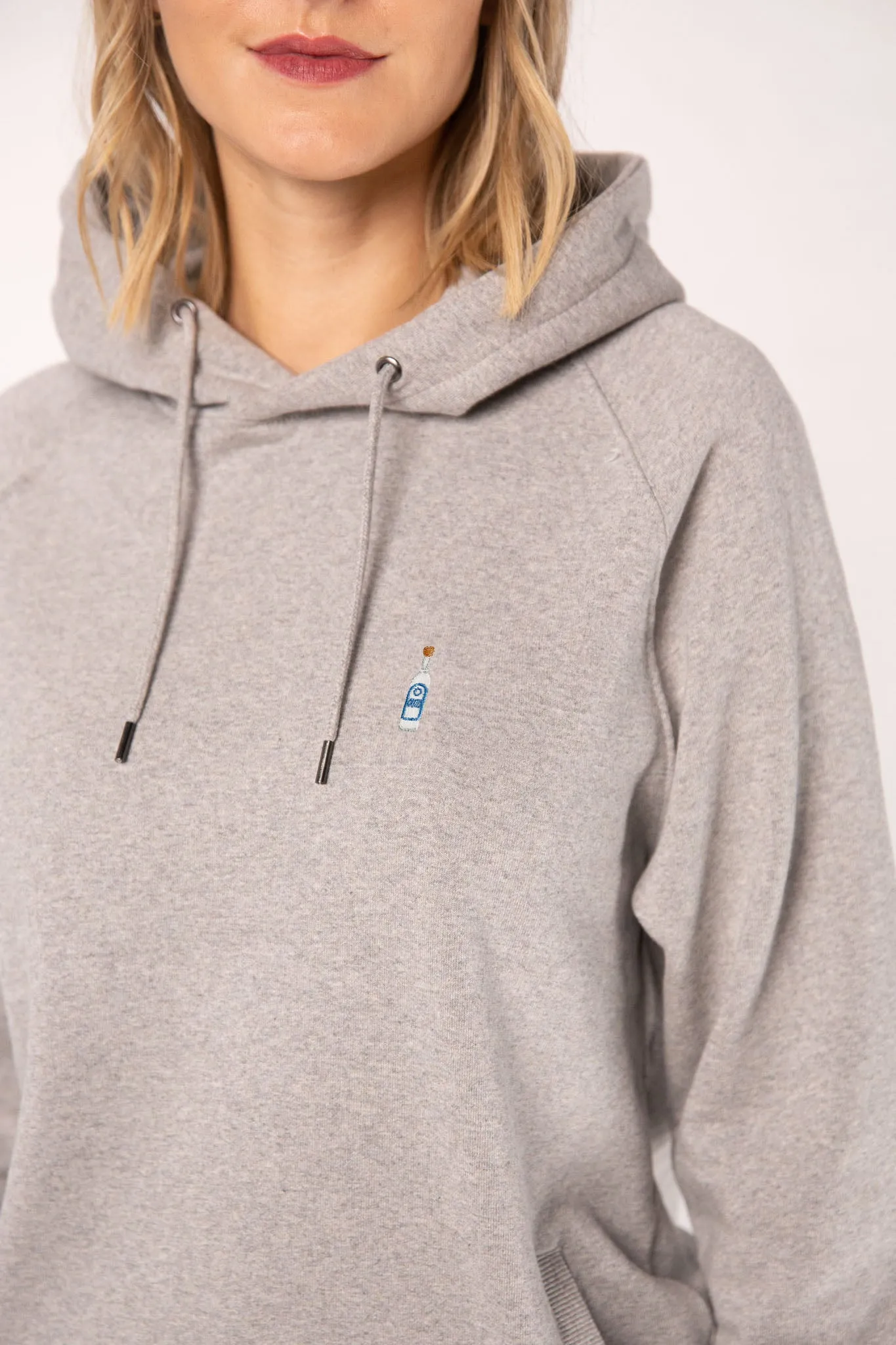 Ouzo | Bestickter Bio-Baumwoll Frauen Hoodie