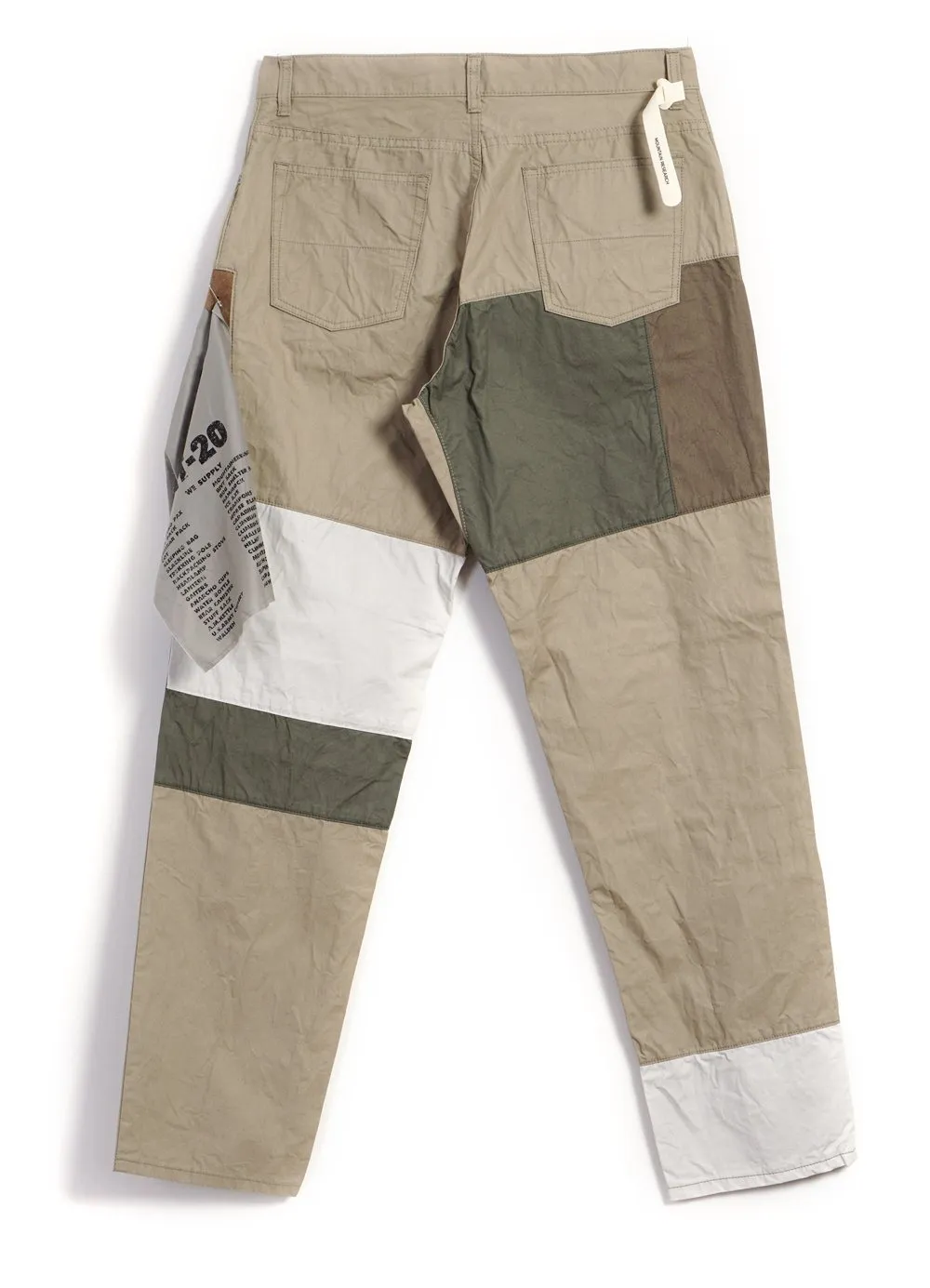 PATCHWORK PANTS | Beige