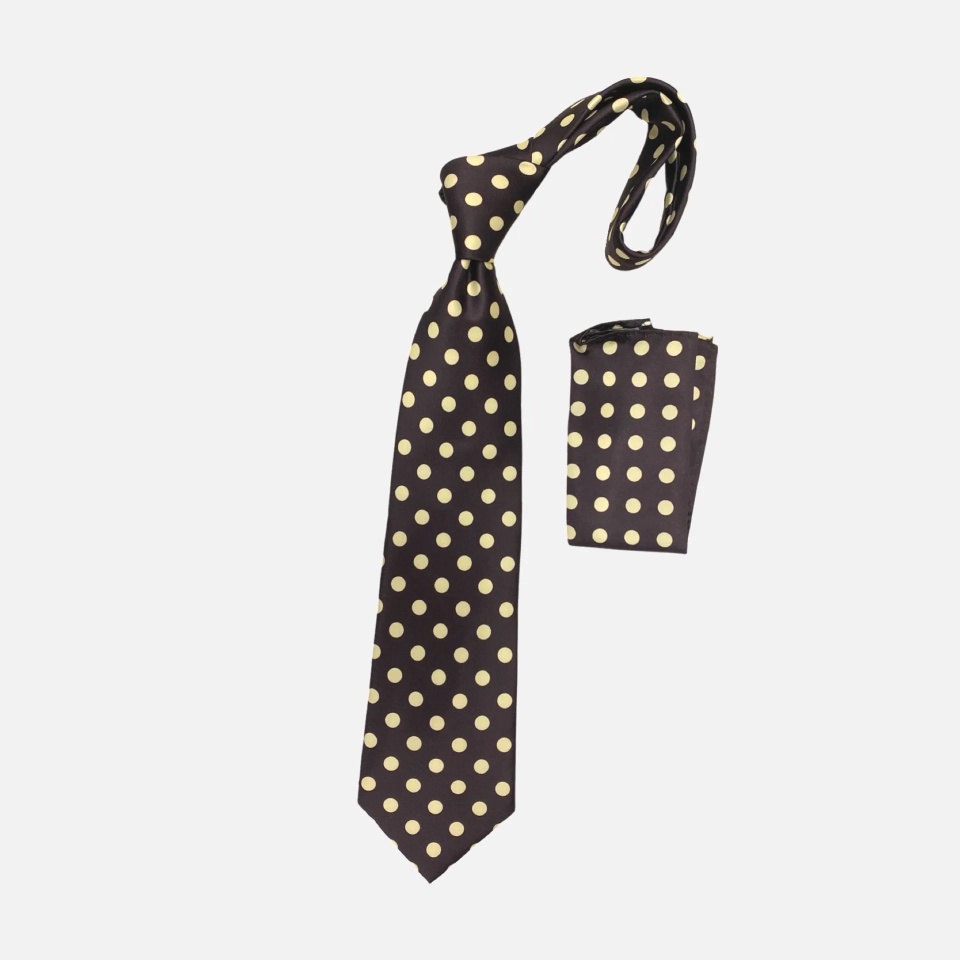 Polka Dot Tie and Hanky Set