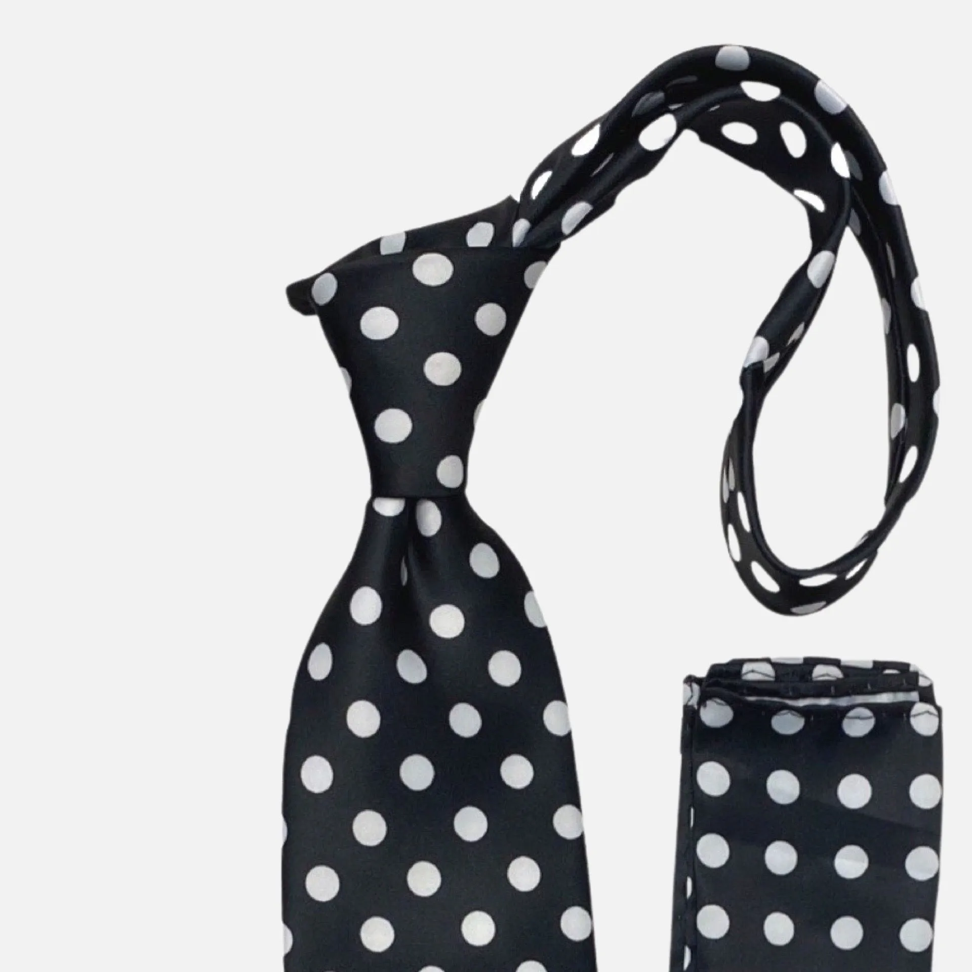 Polka Dot Tie and Hanky Set