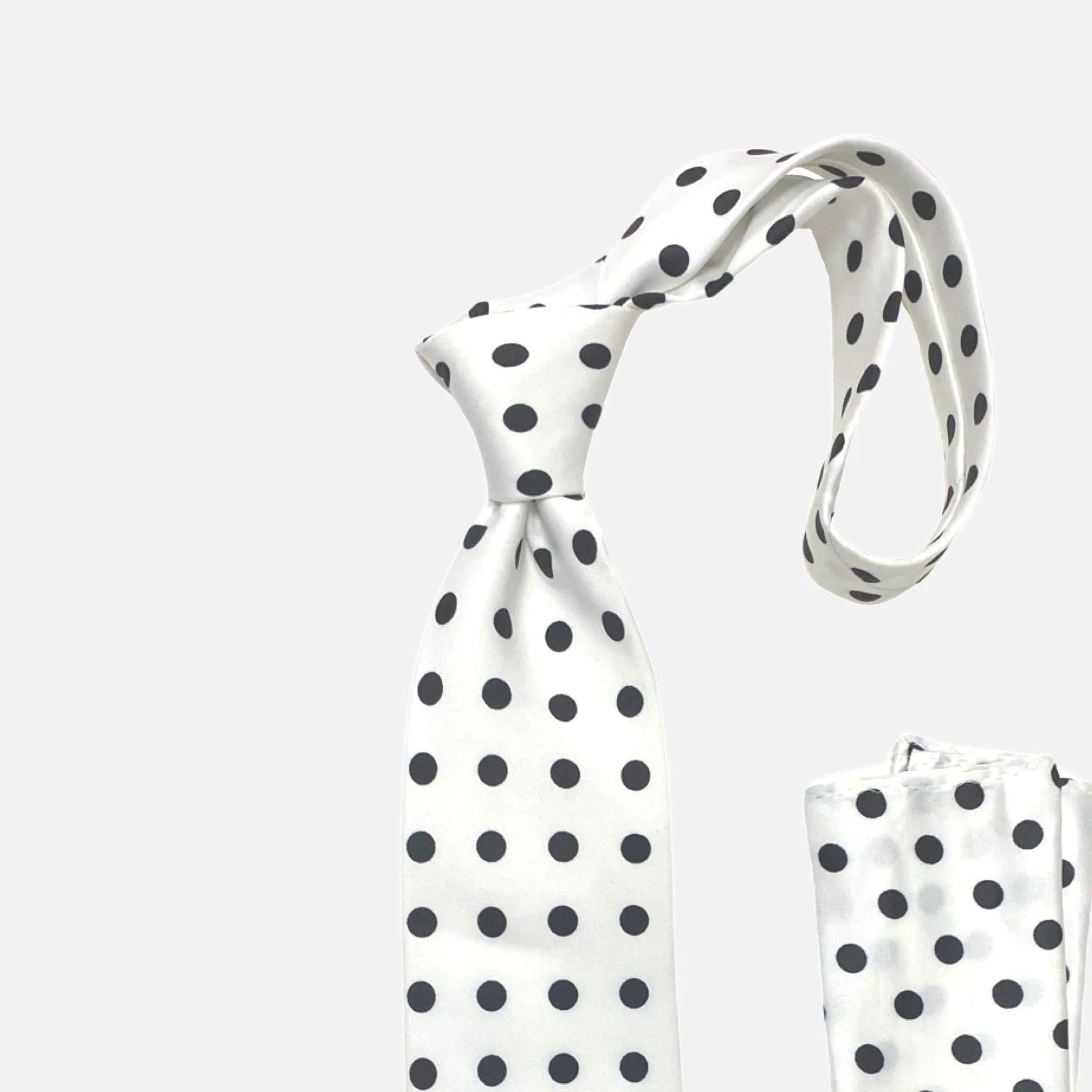 Polka Dot Tie and Hanky Set