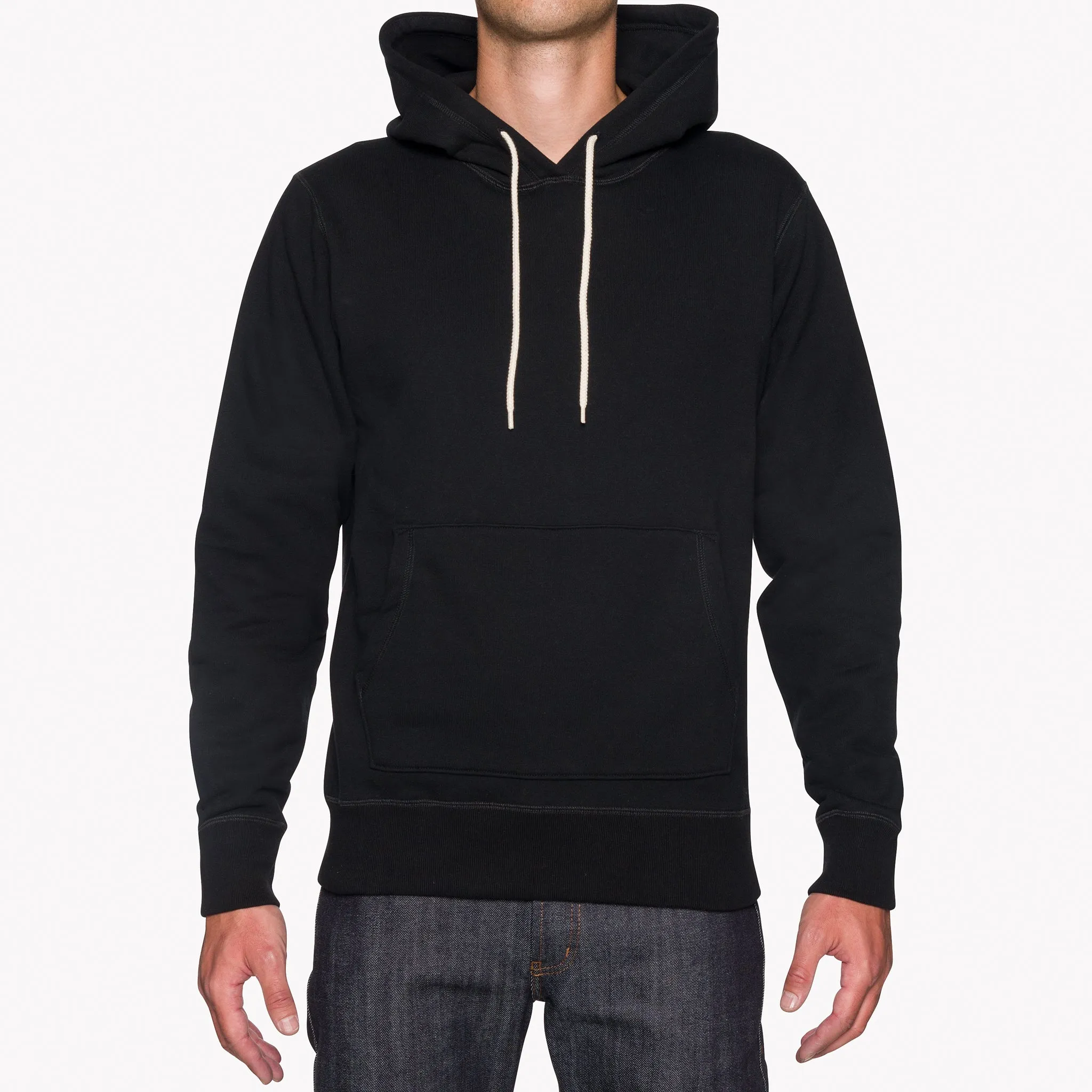 Pullover Hoodie - Heavyweight Terry - Black