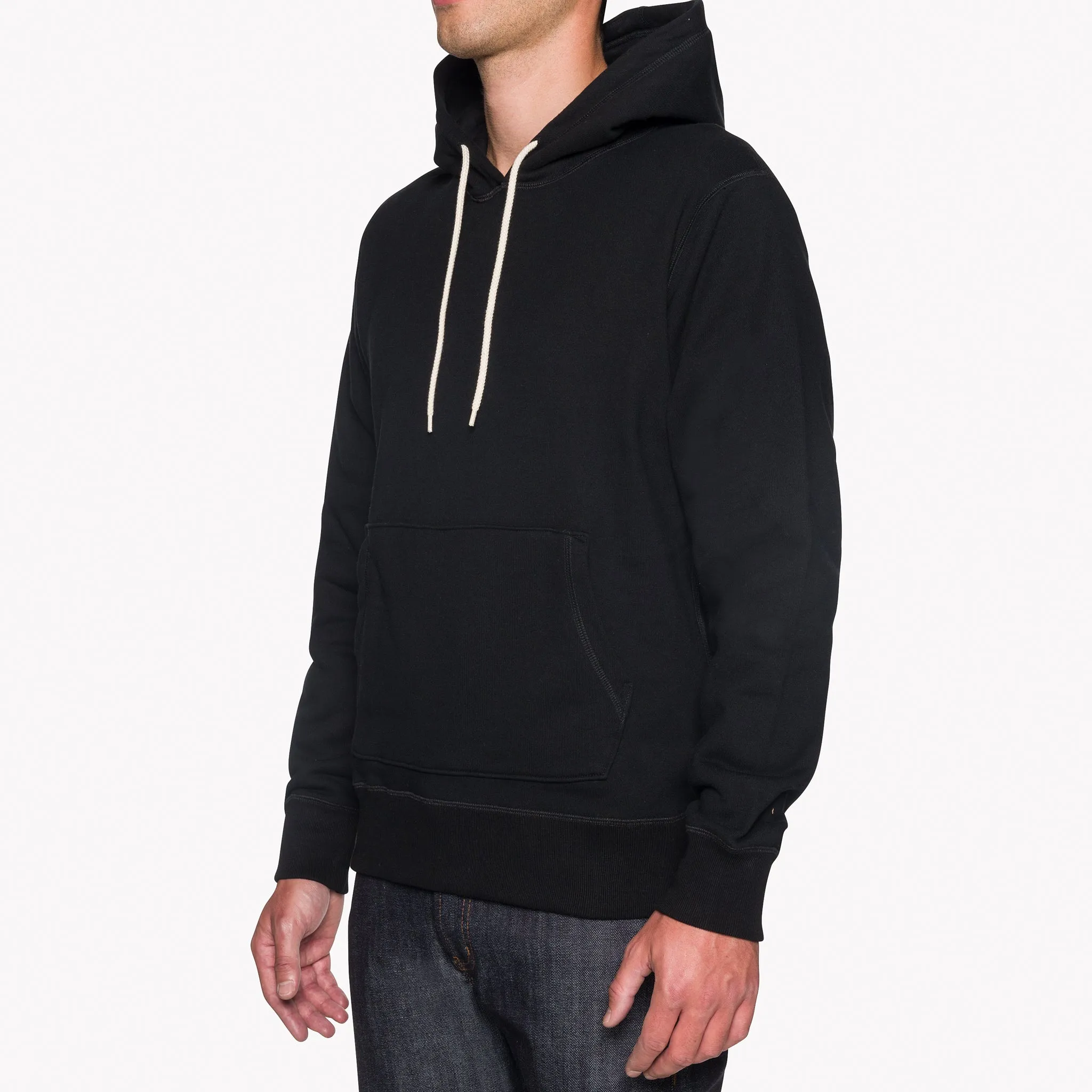 Pullover Hoodie - Heavyweight Terry - Black