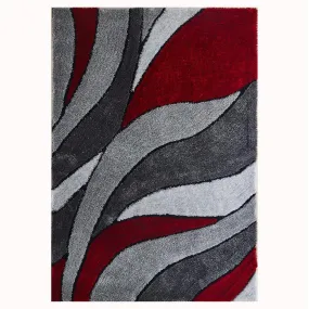 "Aria Collection" Soft Pile Hand Tufted Shag Area Rug