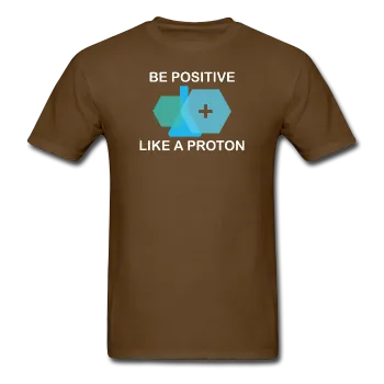 "Be Positive" (white) - Men's T-Shirt