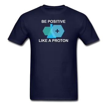 "Be Positive" (white) - Men's T-Shirt