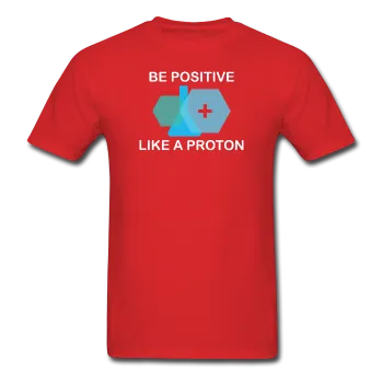 "Be Positive" (white) - Men's T-Shirt