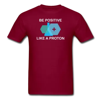 "Be Positive" (white) - Men's T-Shirt