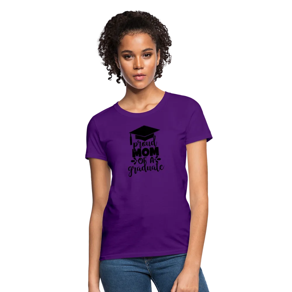 "Graduate's Pride: Mom's Joy" 100% Cotton Women's T-Shirt