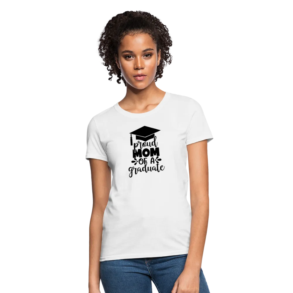 "Graduate's Pride: Mom's Joy" 100% Cotton Women's T-Shirt