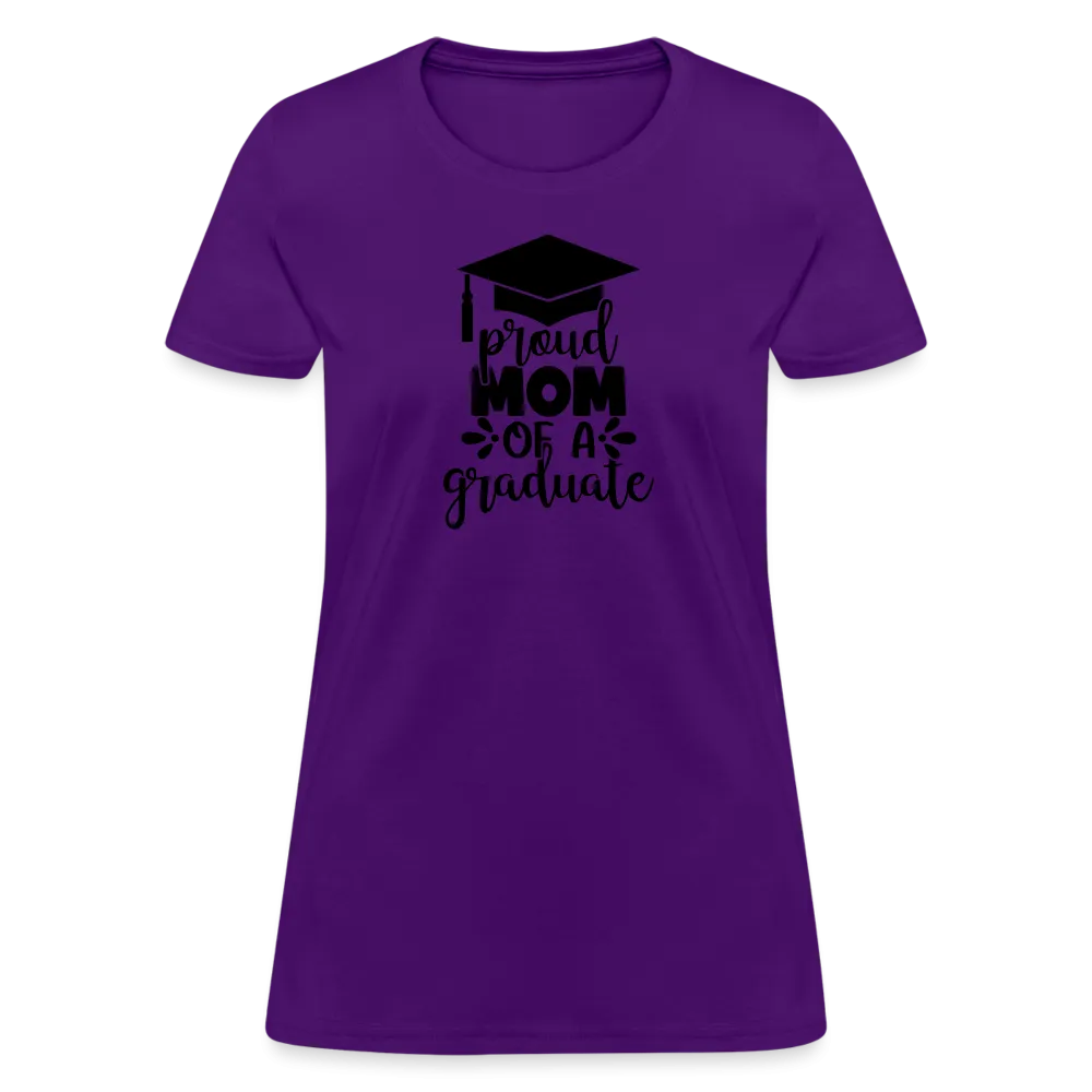 "Graduate's Pride: Mom's Joy" 100% Cotton Women's T-Shirt