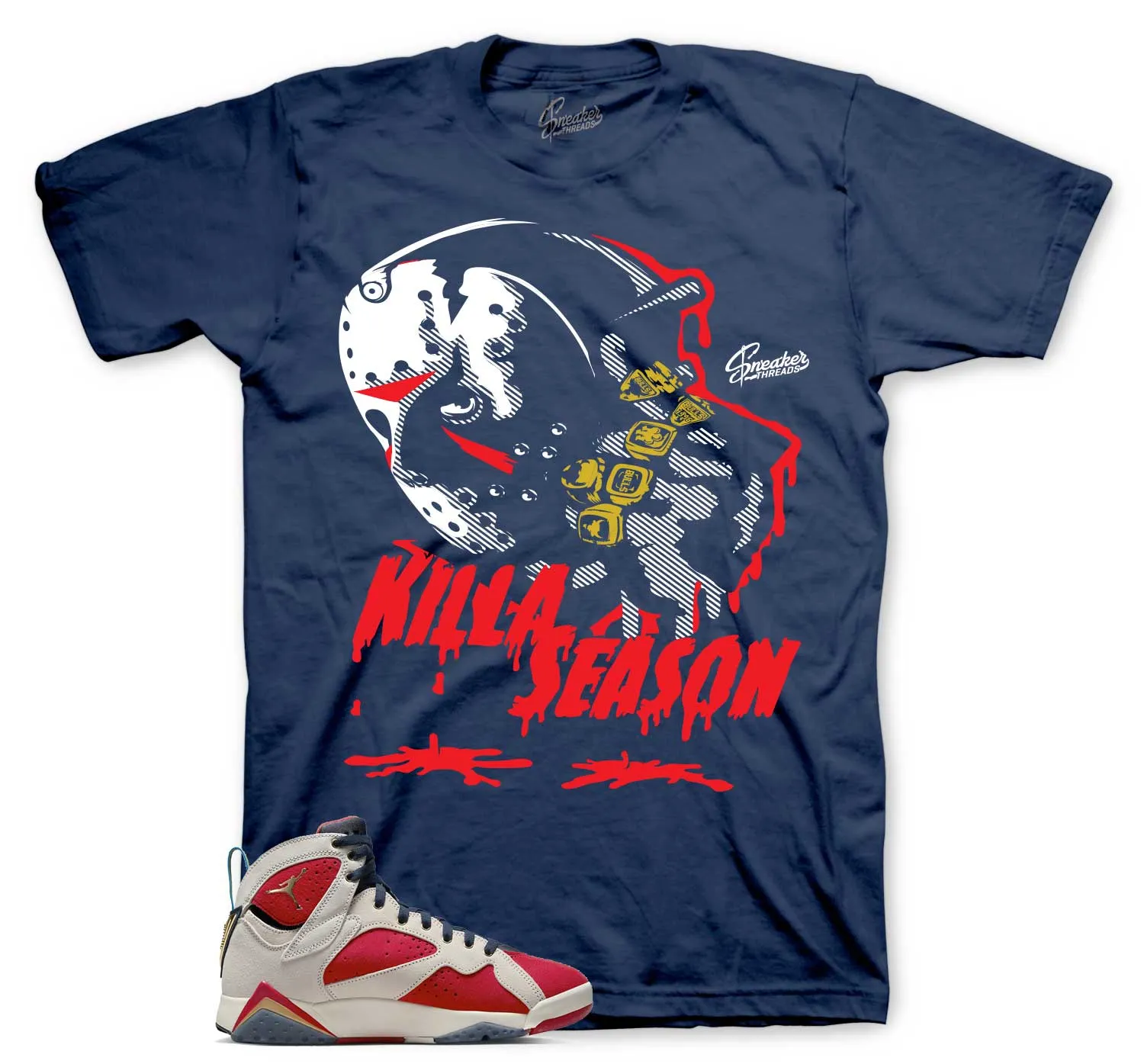 Retro 7 New Sheriff in Town Shirt - Killa Season - Navy