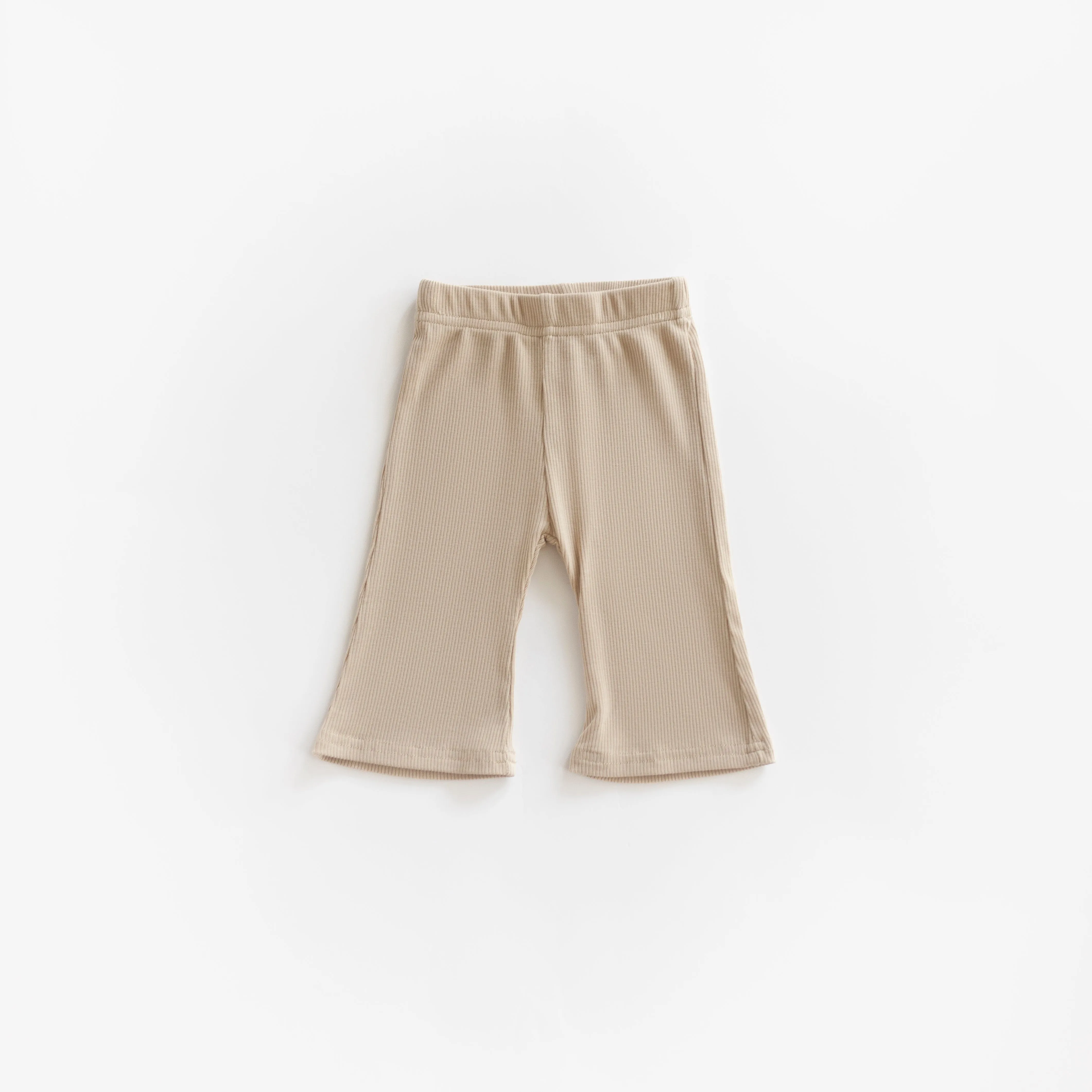 Ribbed Modal Wideleg Pant