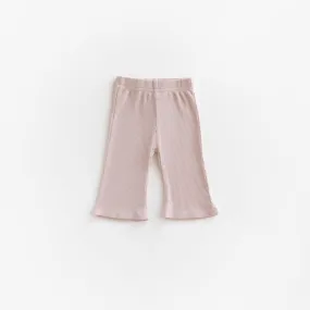 Ribbed Modal Wideleg Pant