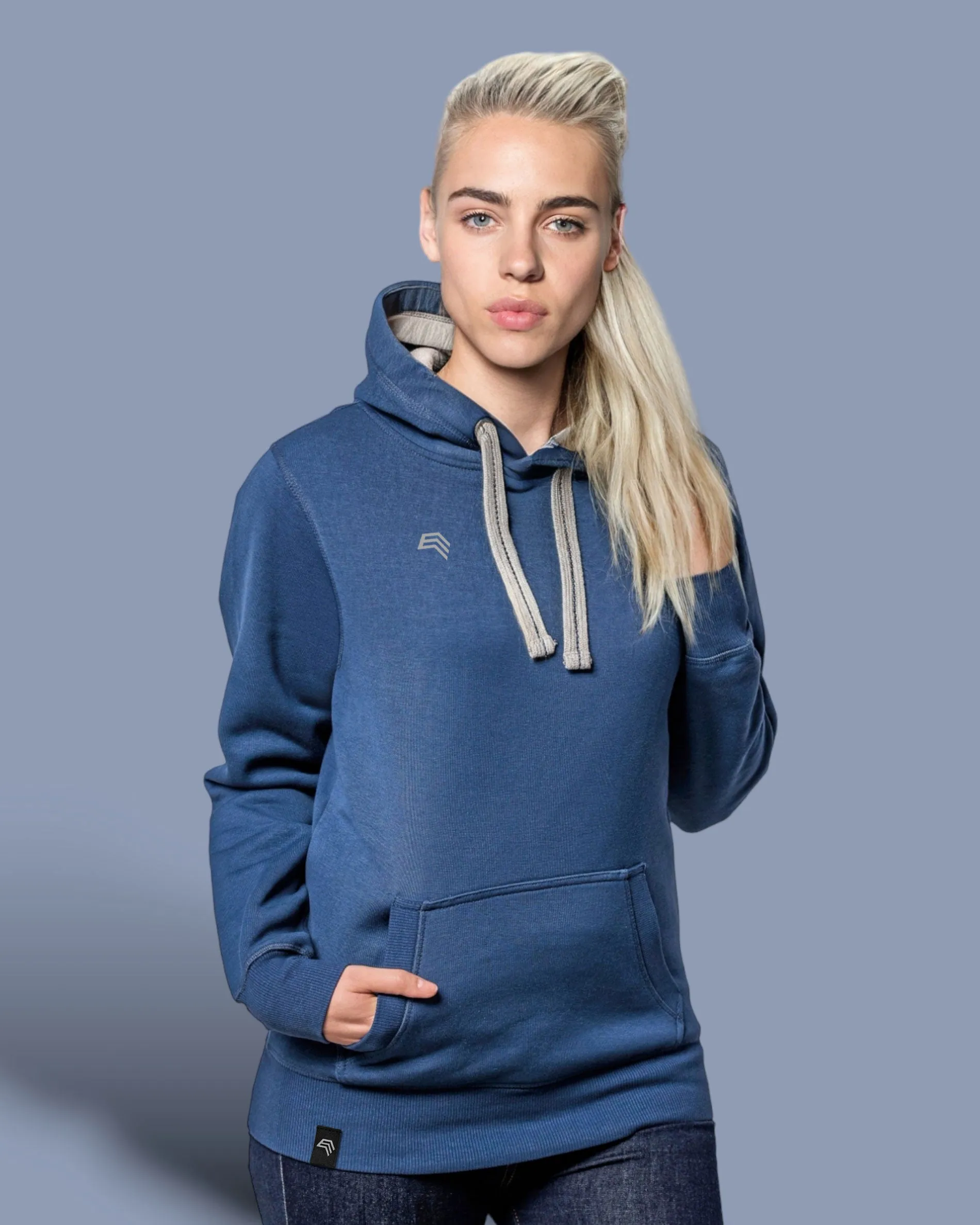 RMH 0900 ― Heavy Unisex Sweat Hoodie - Heather Grau Melange