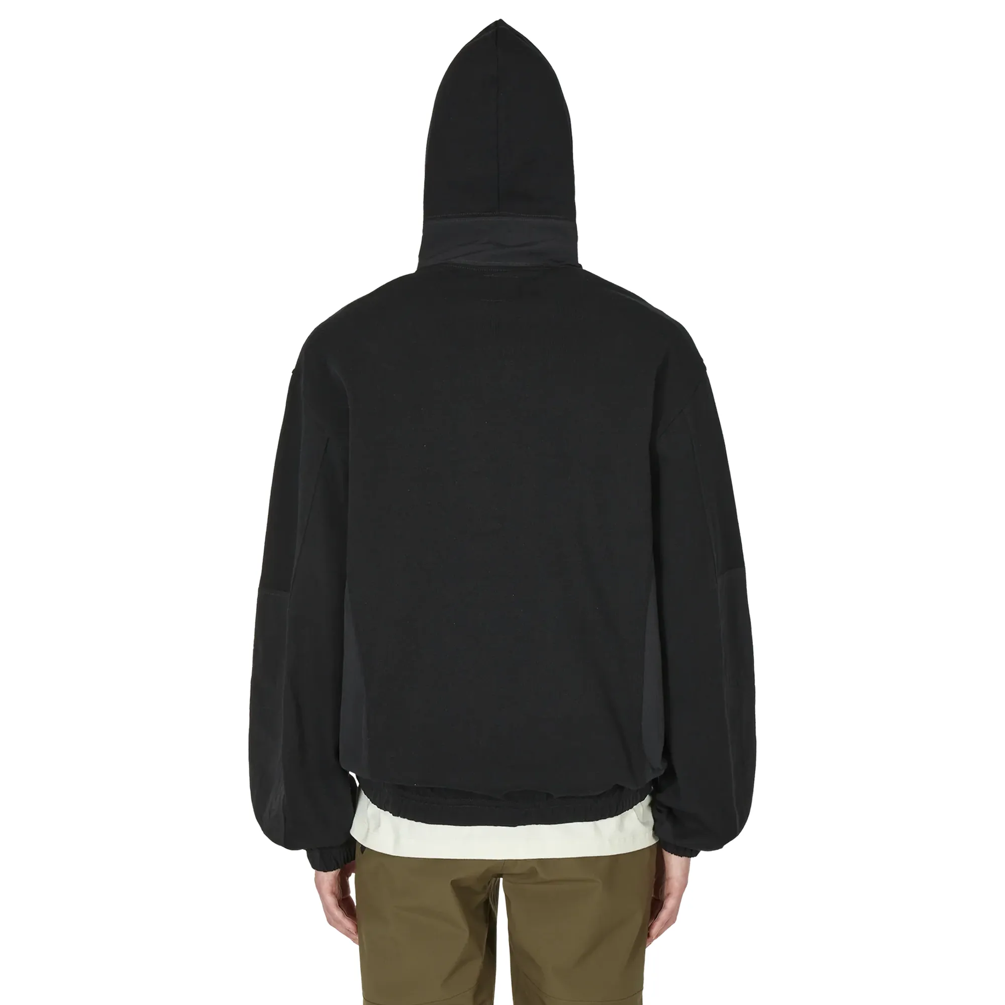 ROA Paneled Hoodie Black