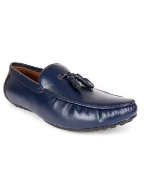 Royal Blue Tassel Loafers