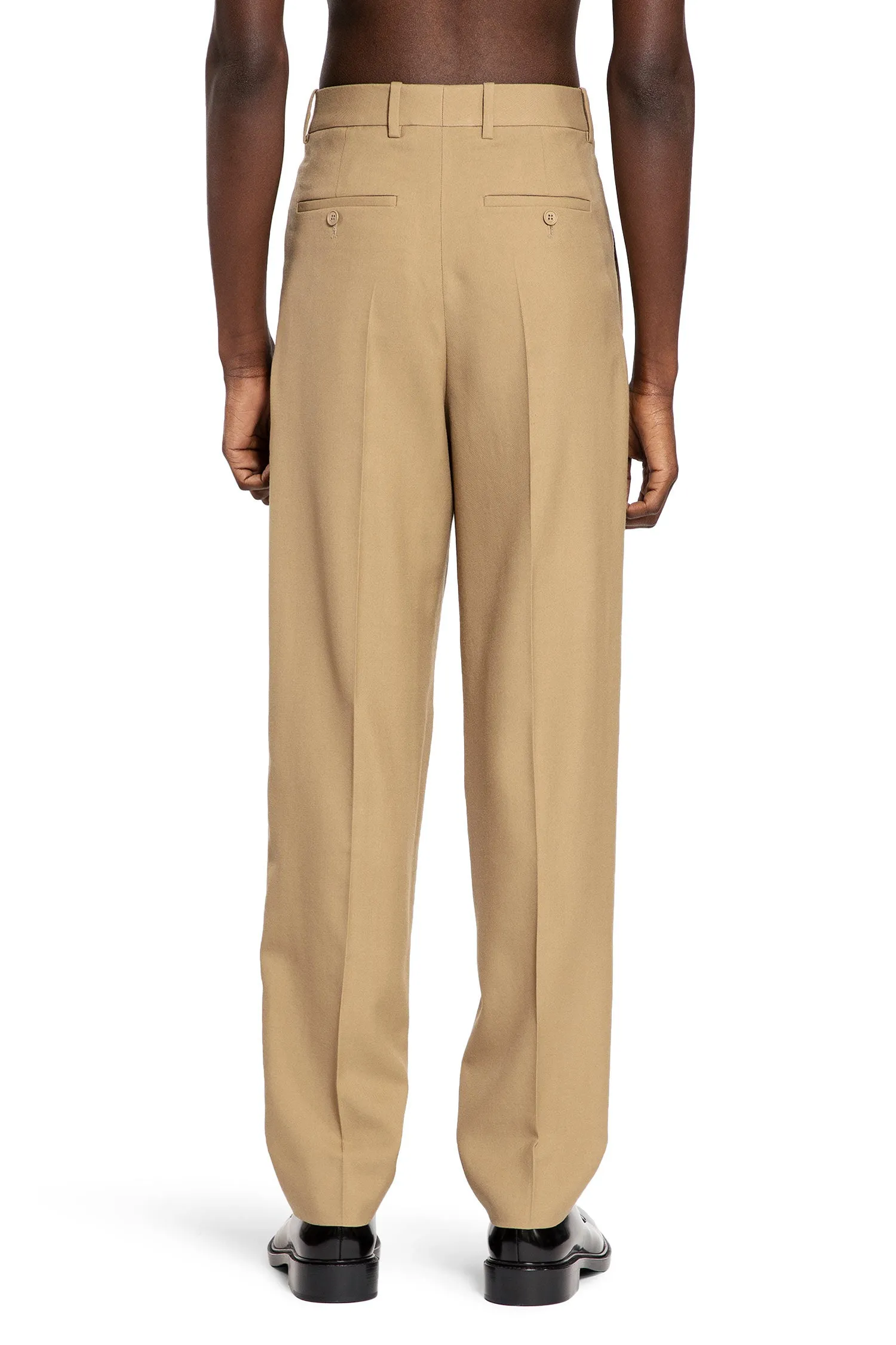 SAINT LAURENT MAN BEIGE TROUSERS