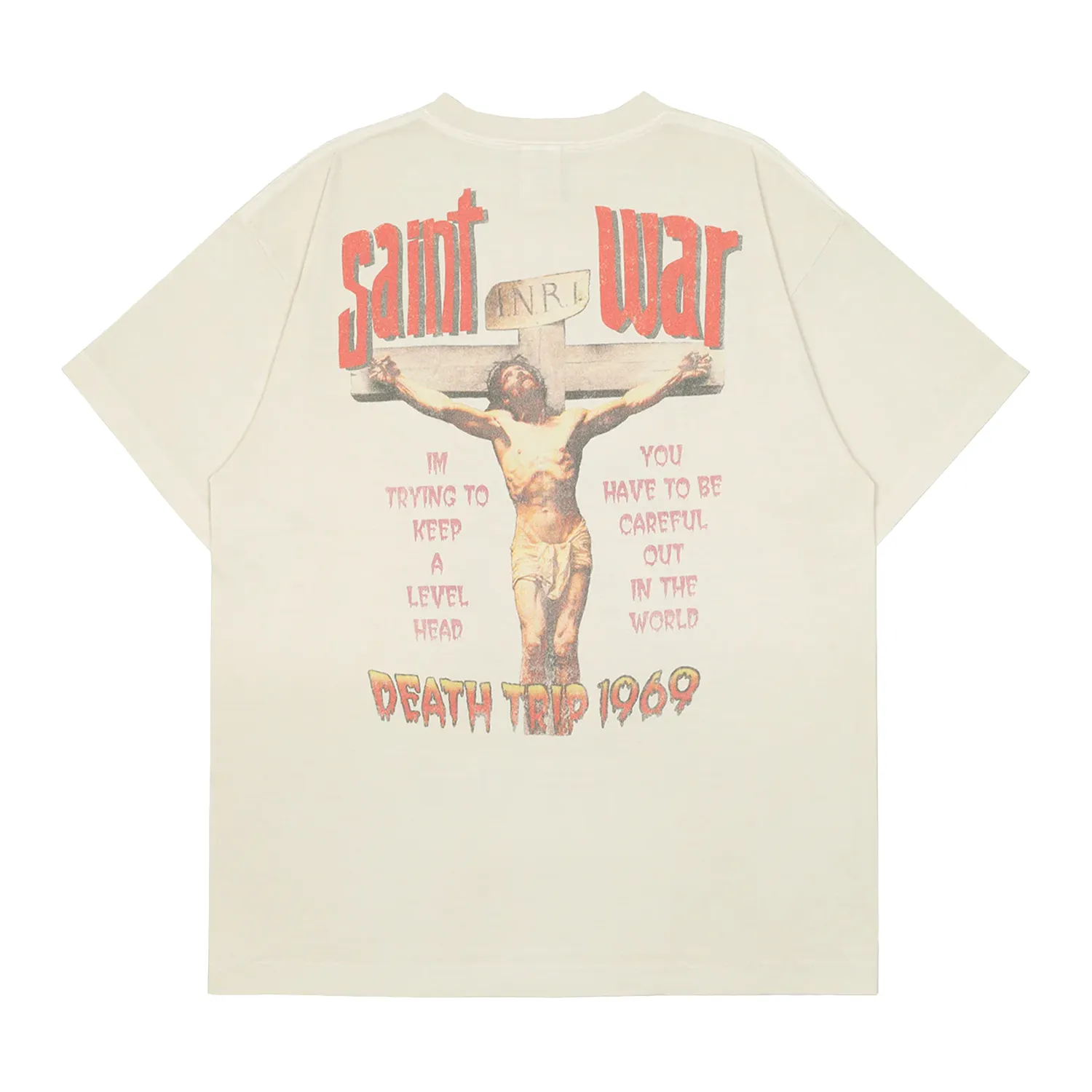 Saint Michael Saint War Tee Off White