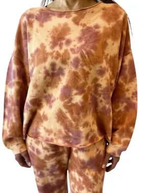 Sanctuary Women's Perfect Sweatshirt - FIELD TIE DYE