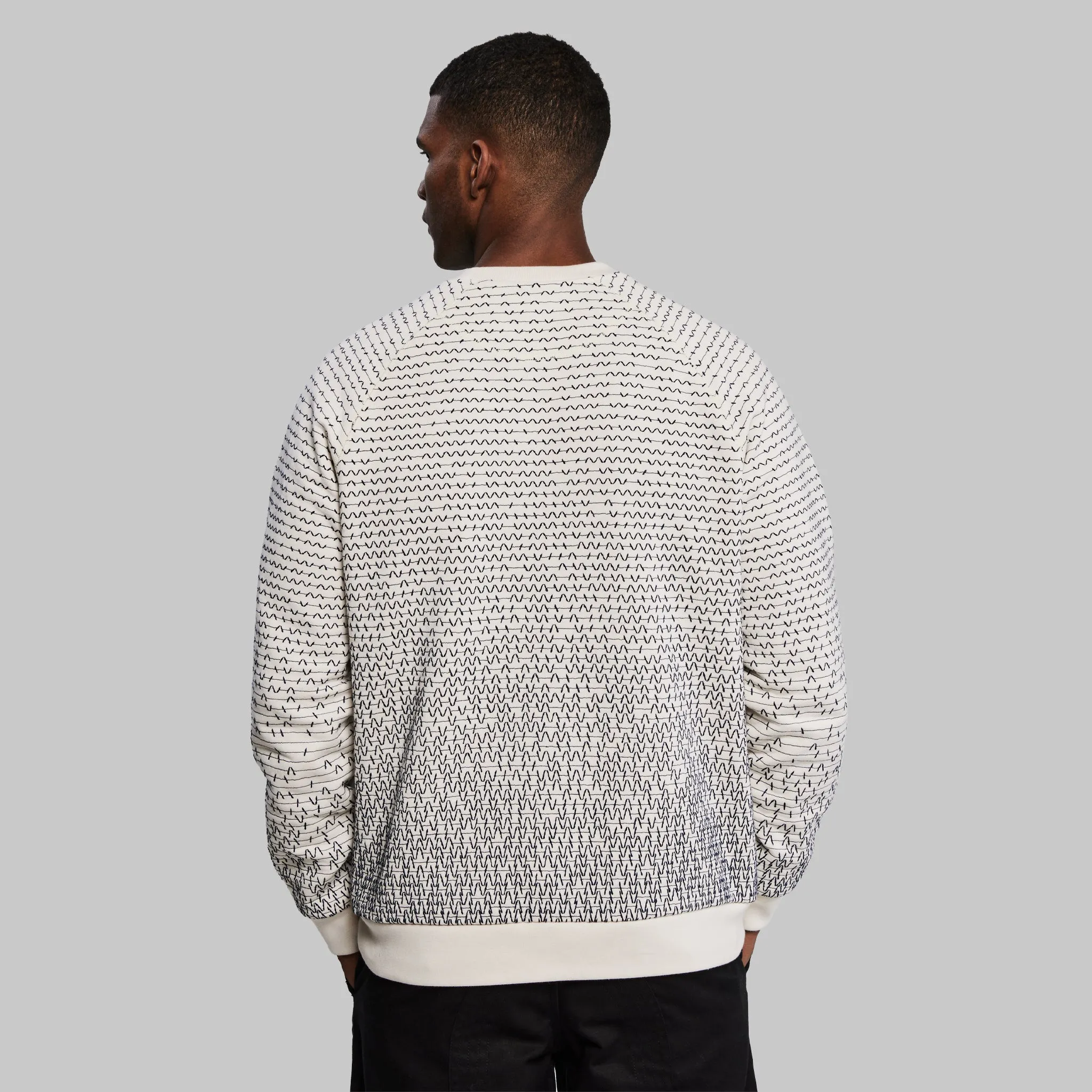 Sashiko Sweatshirt. Blue edition