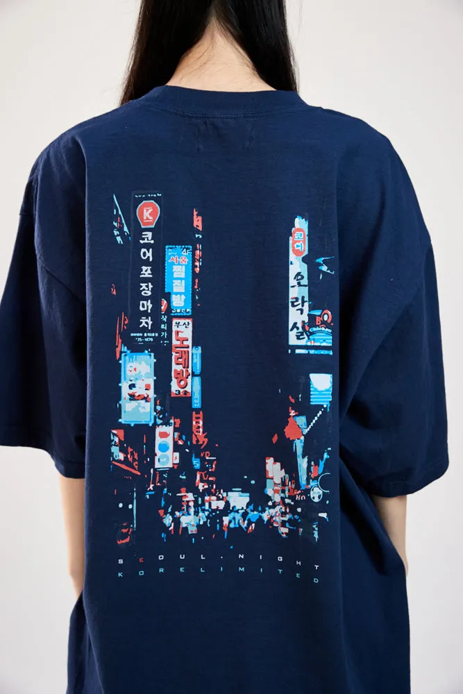 SEOUL NIGHT TEE (NAVY)