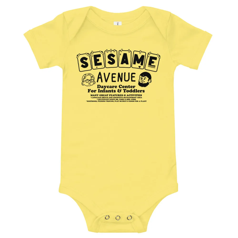 Sesame Avenue Daycare Center - Baby Onesie