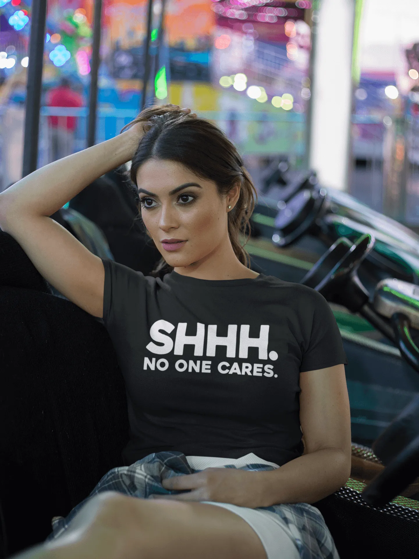 SHHH. No One Cares  - Funny  T-shirt Design..